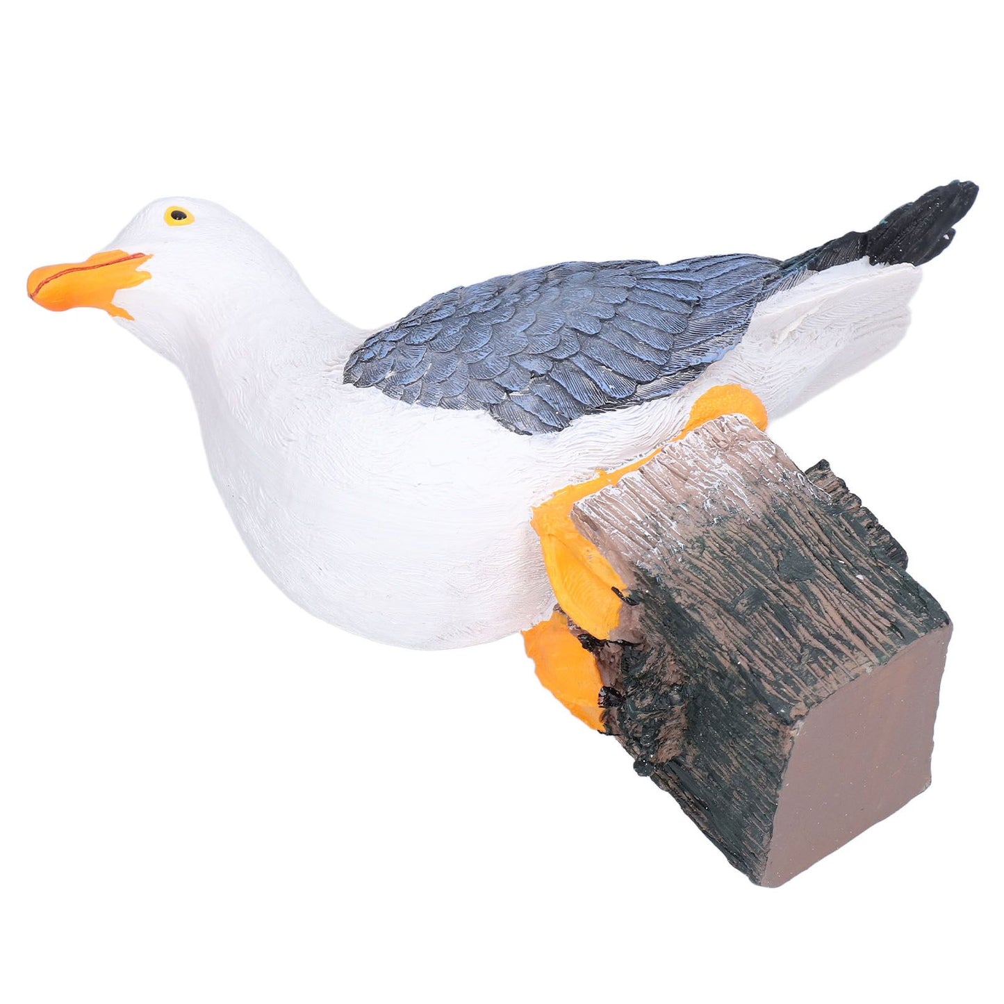 Seagull Figurine Decorations Cute Appearance Vivid Lifelike Exquisite Workmanship Nautical Decor for Home Decor Gifts