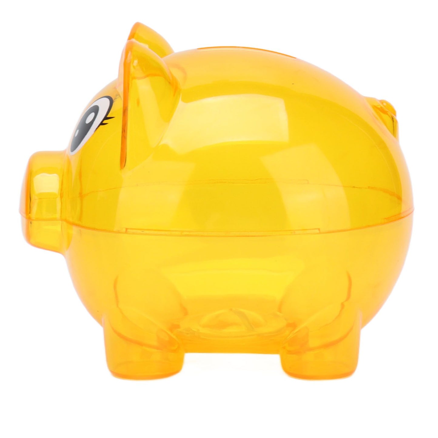 Transparent Plastic Money Saving Box Break Resistance Pig Shaped Piggy Bank for ChildrenS