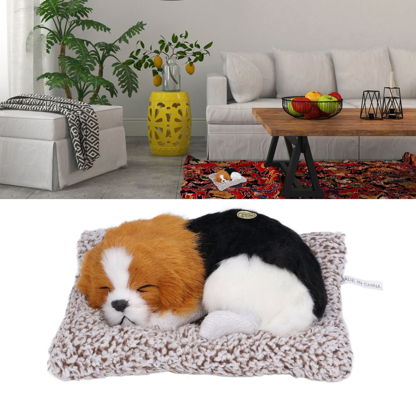 Realistic Sleeping Dog Adorable Sleeping Puppy Children Toys Decorations Gifts for Boys GirlsBeagle
