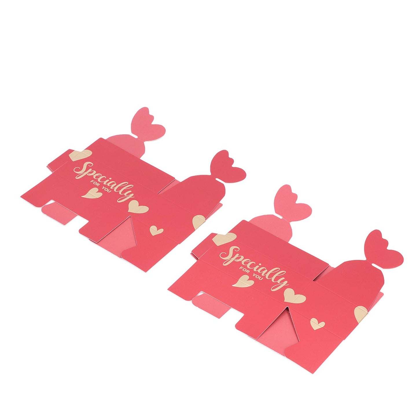 50pcs Favor Boxes Safe Durable Exquisite Lovely Gold Red Compact Portable Wedding Bags for Parties Birthdays