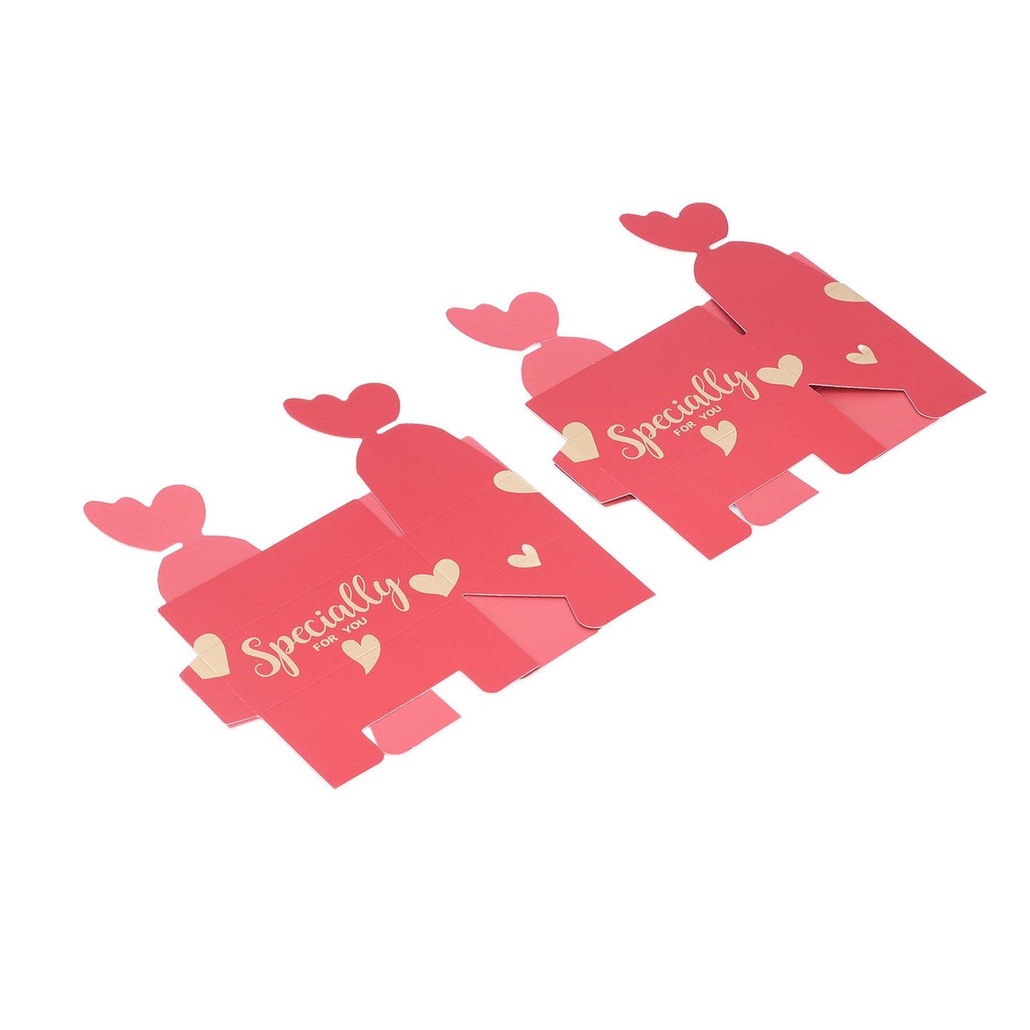 50pcs Favor Boxes Safe Durable Exquisite Lovely Gold Red Compact Portable Wedding Bags for Parties Birthdays