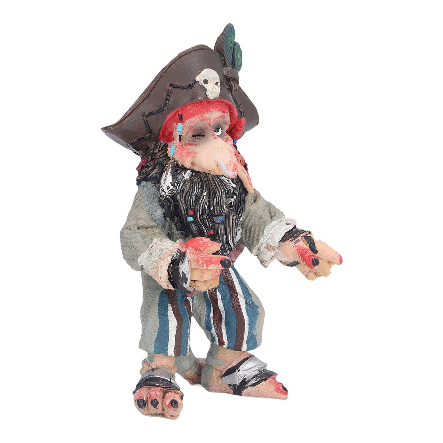Mushroom Demon Statue Resin Garden Sculpture Desktop Lawn Courtyard Ornament for Home Decoration