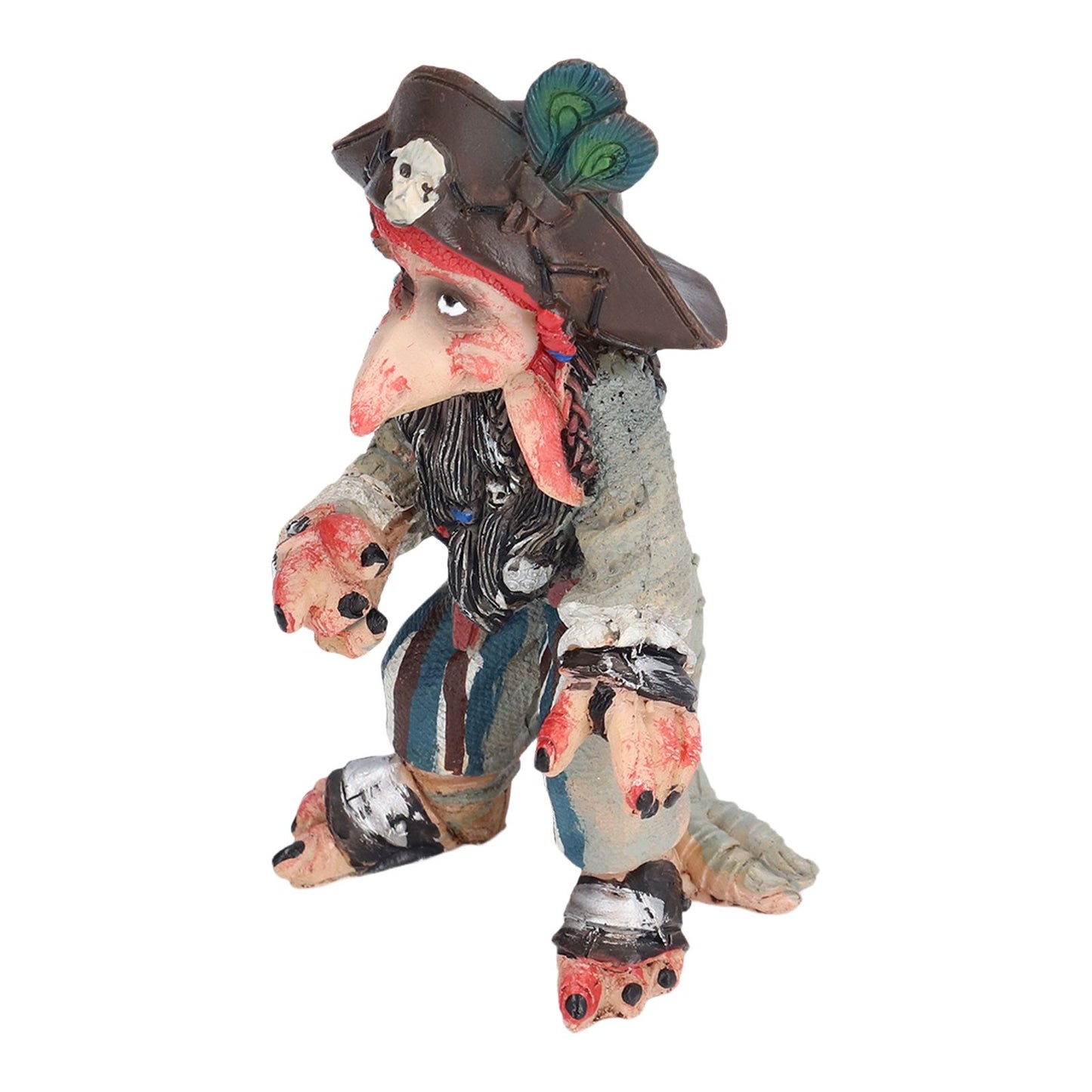 Mushroom Demon Statue Resin Garden Sculpture Desktop Lawn Courtyard Ornament for Home Decoration