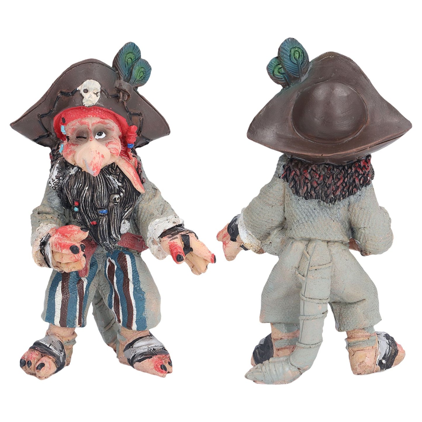 Mushroom Demon Statue Resin Garden Sculpture Desktop Lawn Courtyard Ornament for Home Decoration