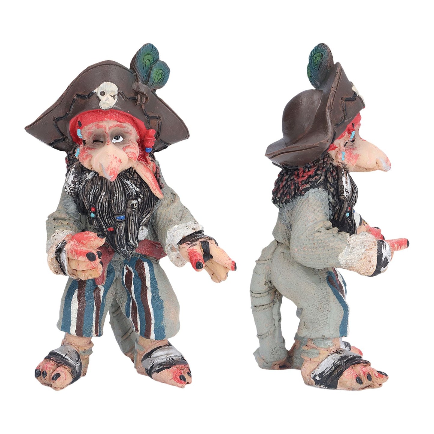 Mushroom Demon Statue Resin Garden Sculpture Desktop Lawn Courtyard Ornament for Home Decoration
