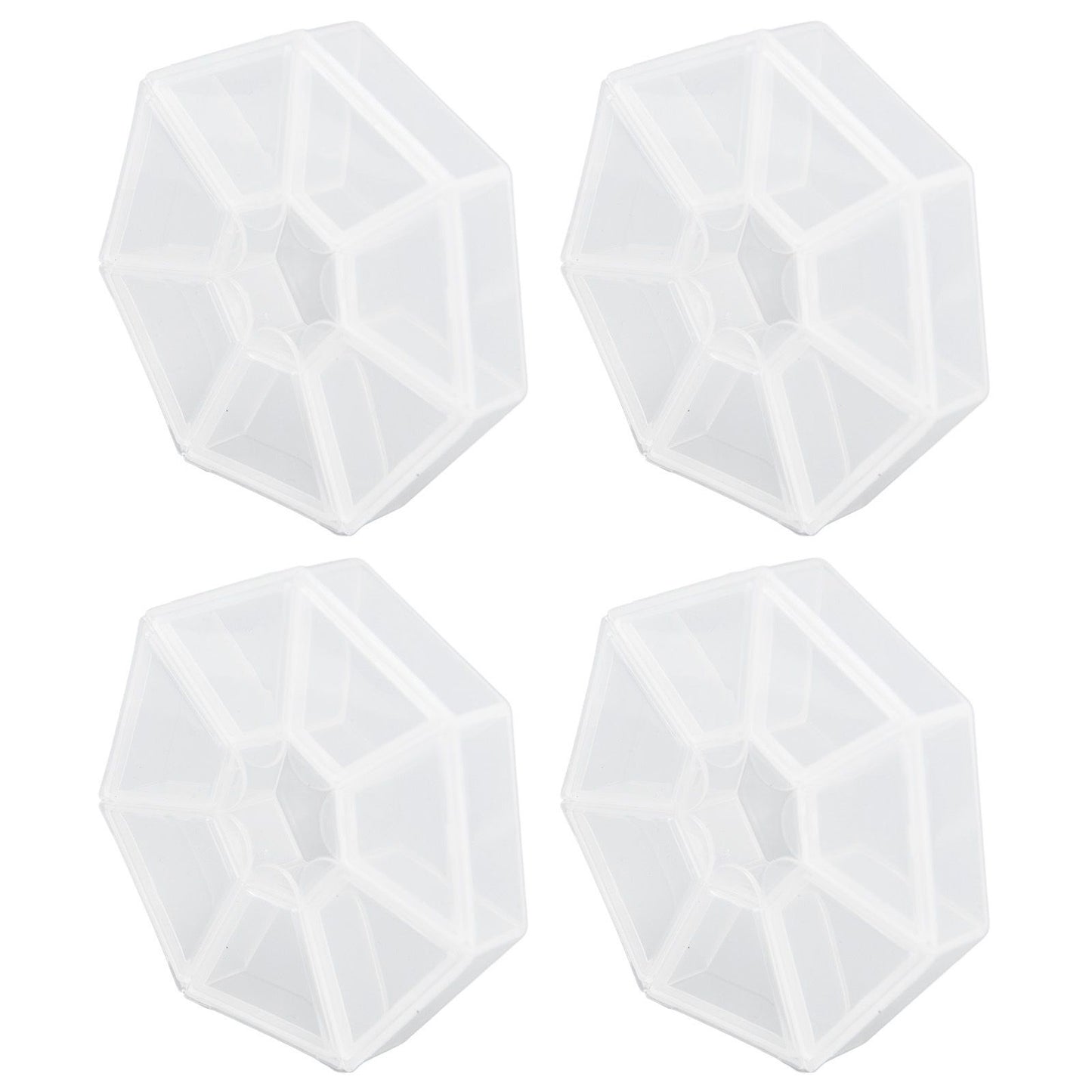 7 Grids Storage Box Clear Plastic Organizer Containers for Fishing Jewelry Pills