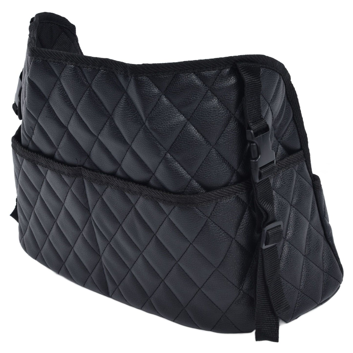 Rhombus Hanging Car Net Pocket Large Capacity Car Storage Bag Seat Bag Net Bag for Home Car