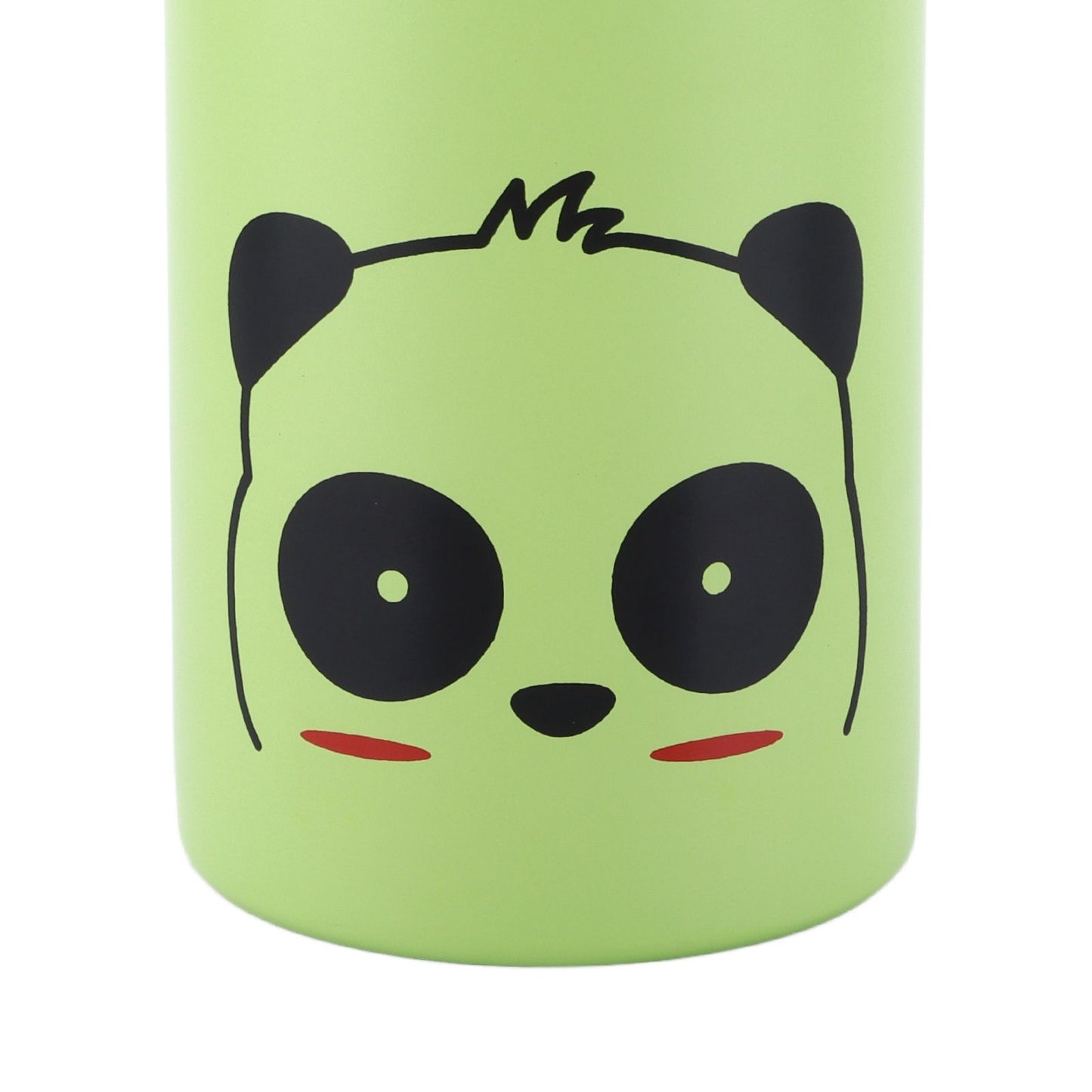 Stainless Steel Sport Water Bottle 500ml Cute Vacuum Insulated Water Bottle with Sucking Mouth for Outdoor SportsGreen Panda