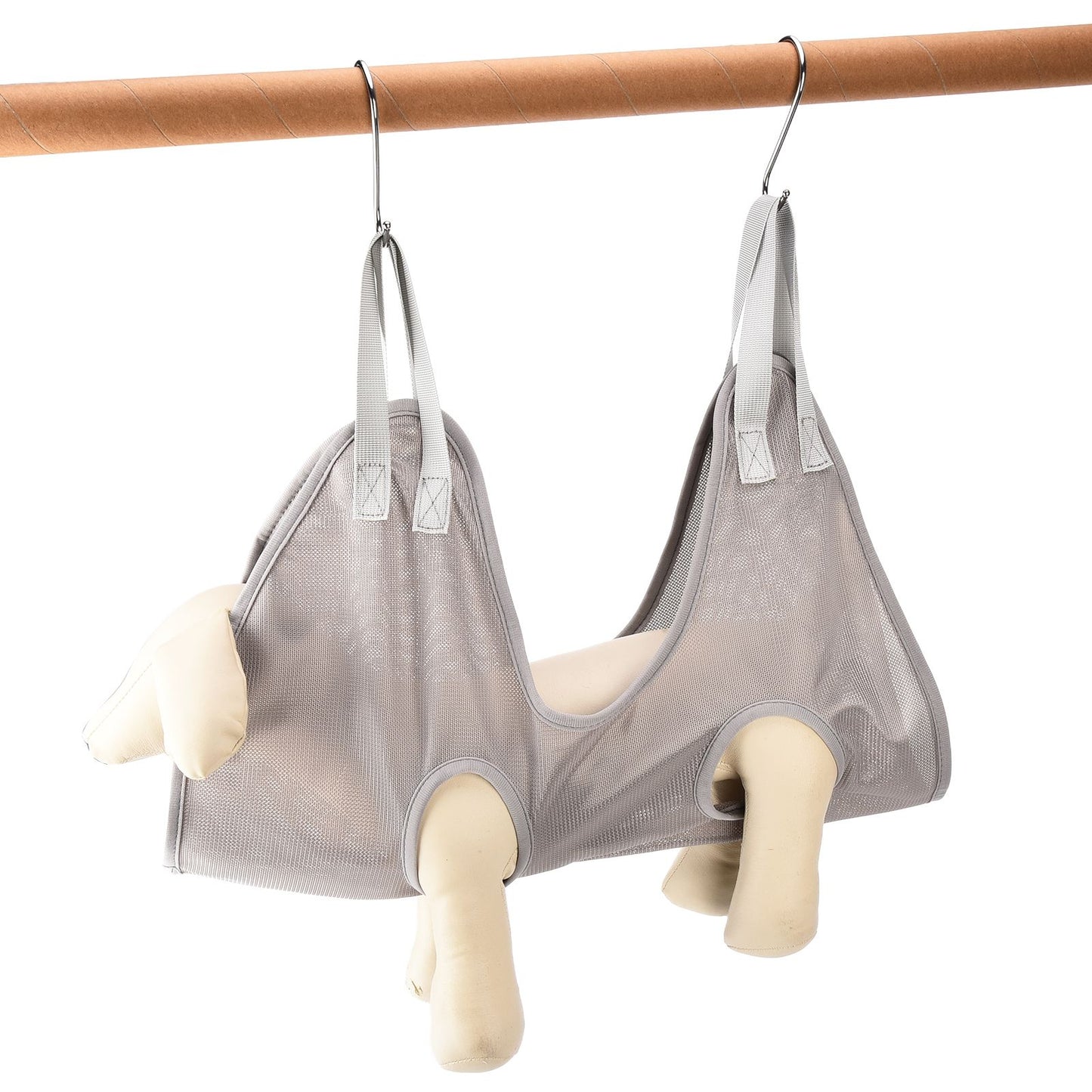 Dog Grooming Sling Multifunctional Pet Grooming Hammock Helper for Bathing Washing Grooming and Trimming NailGrey M