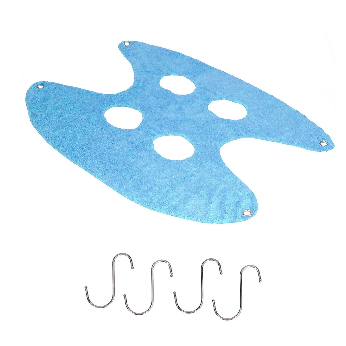 Pet Grooming Sling Dog Grooming Sling Hammock Helper for Bathing Washing Nail ClippingS Blue