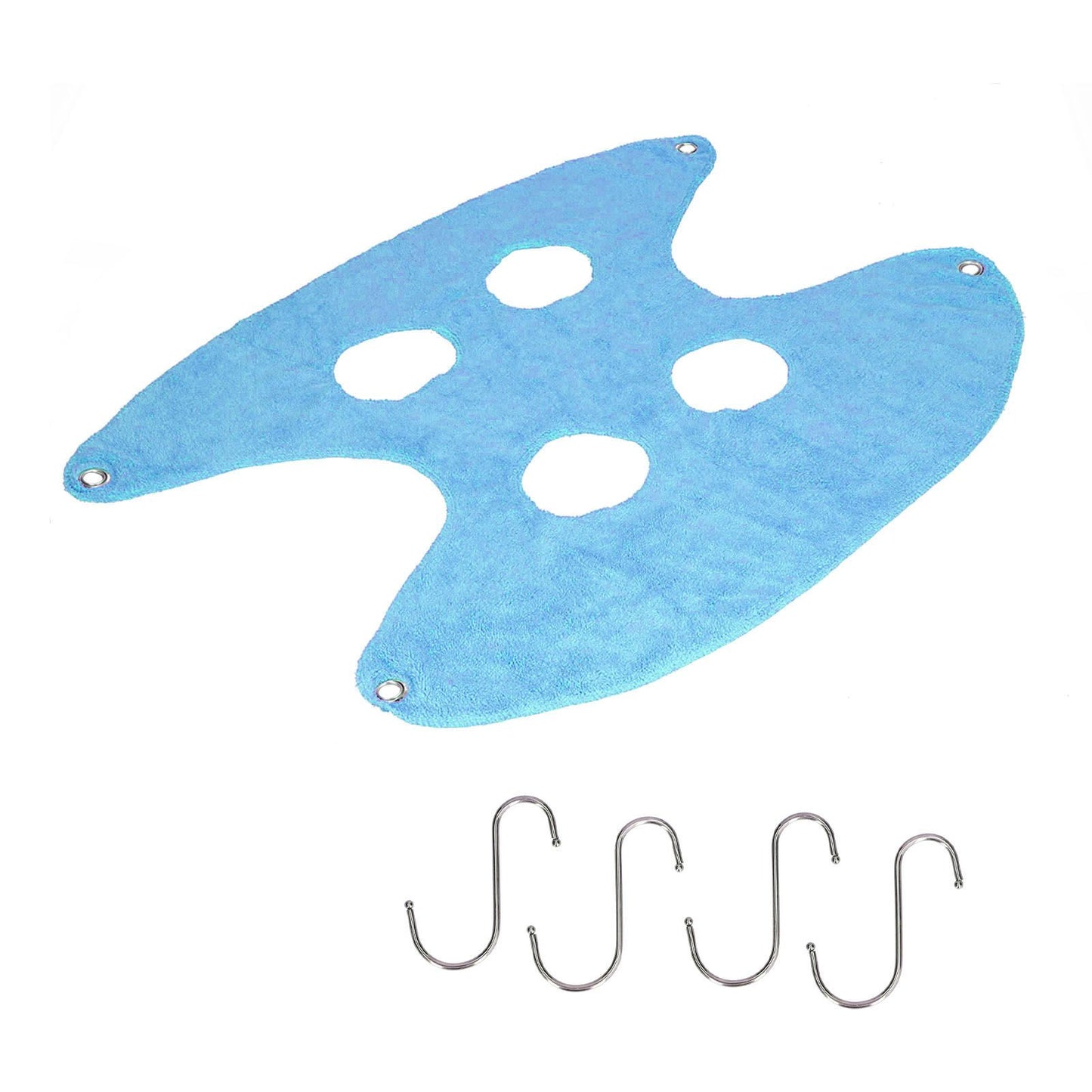 Pet Grooming Sling Dog Grooming Sling Hammock Helper for Bathing Washing Nail ClippingS Blue