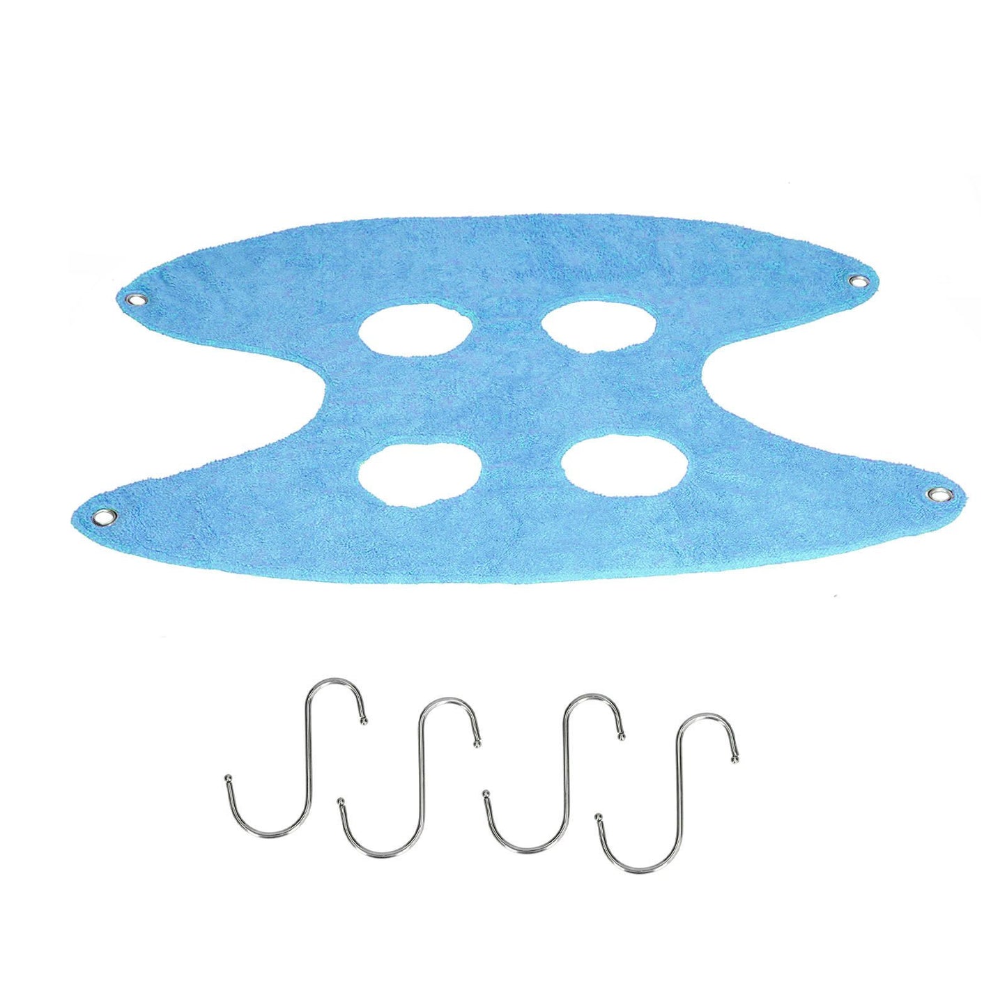 Pet Grooming Sling Dog Grooming Sling Hammock Helper for Bathing Washing Nail ClippingS Blue