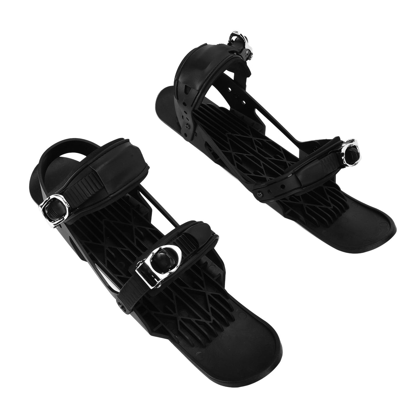 Mini Ski Shoes Short Nylon Stable Ski Skates for Winter Outdoor Sports Snowboard