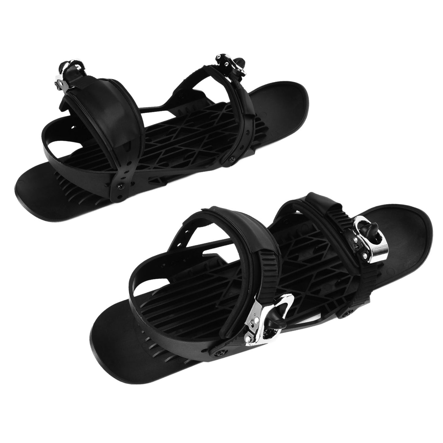 Mini Ski Shoes Short Nylon Stable Ski Skates for Winter Outdoor Sports Snowboard
