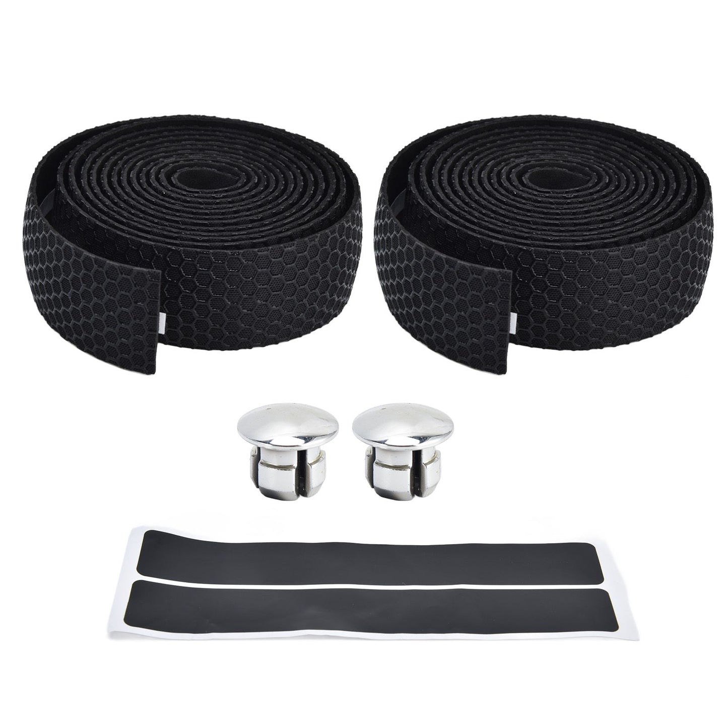 Handlebar Tape Quick Dry Anti Slip Tape Synthetic Sponge Bicycle Cycling Wrap Tape for Outdoor ExerciseBlack