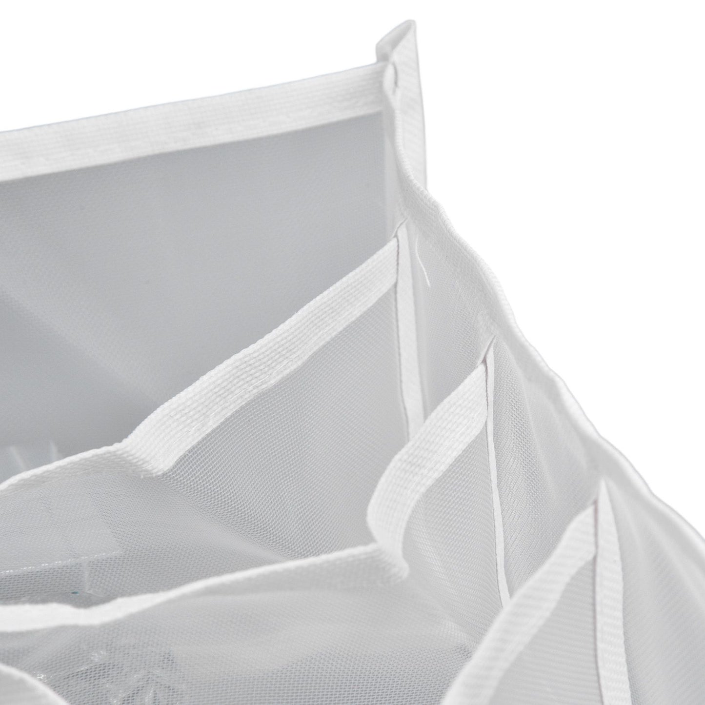 Underwear Storage Box Breathable Foldable Multiple Cells Drawer Organizer for Bras Socks6 Cells