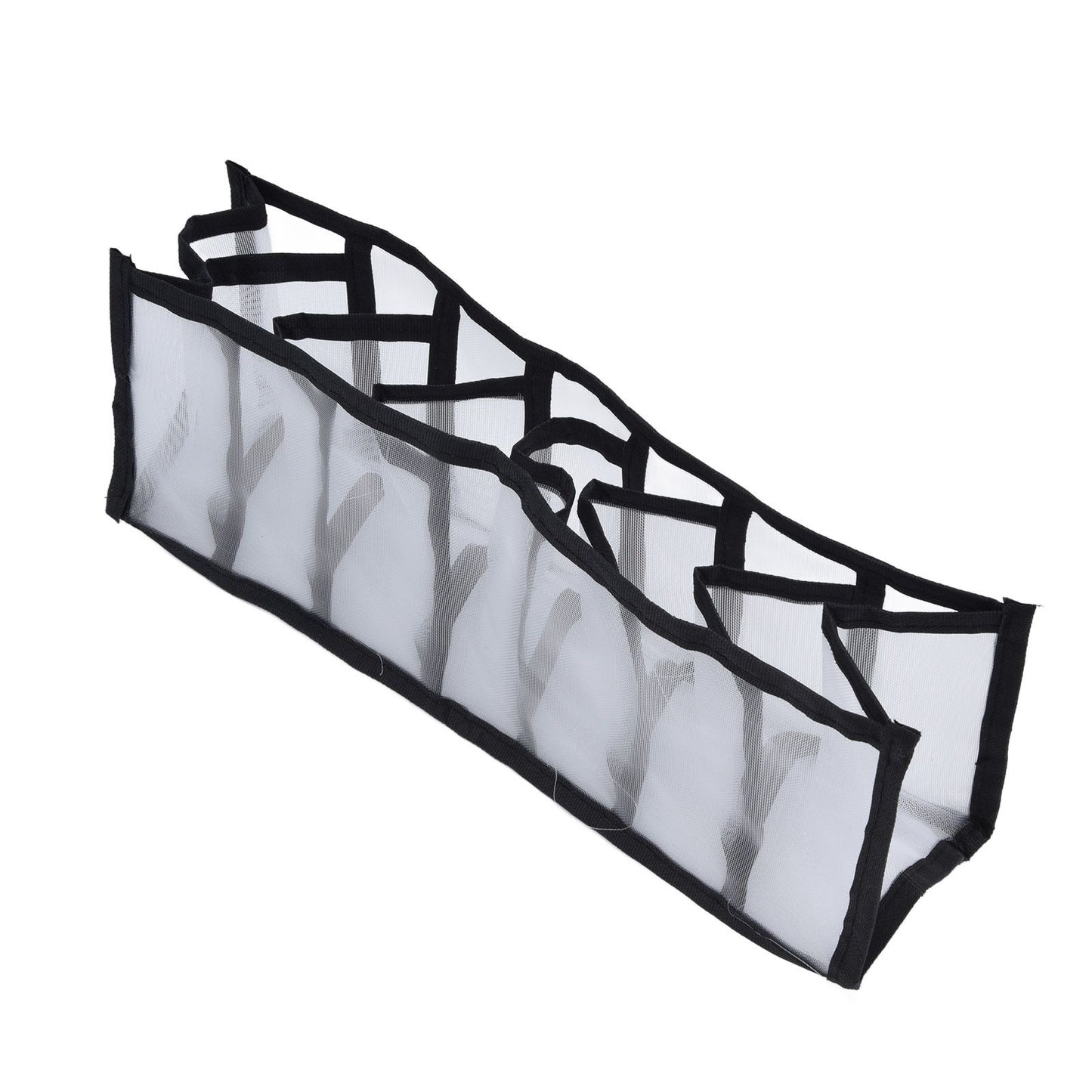 Mesh Bras Storage Box Multi Purpose Foldable Drawer Divider for Underwear Panties Socks7 Cells