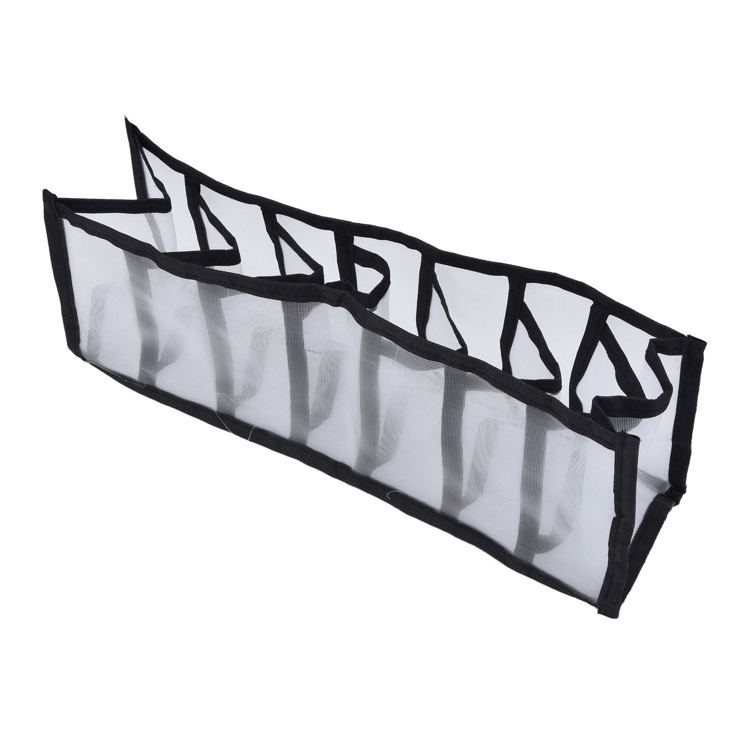 Mesh Bras Storage Box Multi Purpose Foldable Drawer Divider for Underwear Panties Socks7 Cells