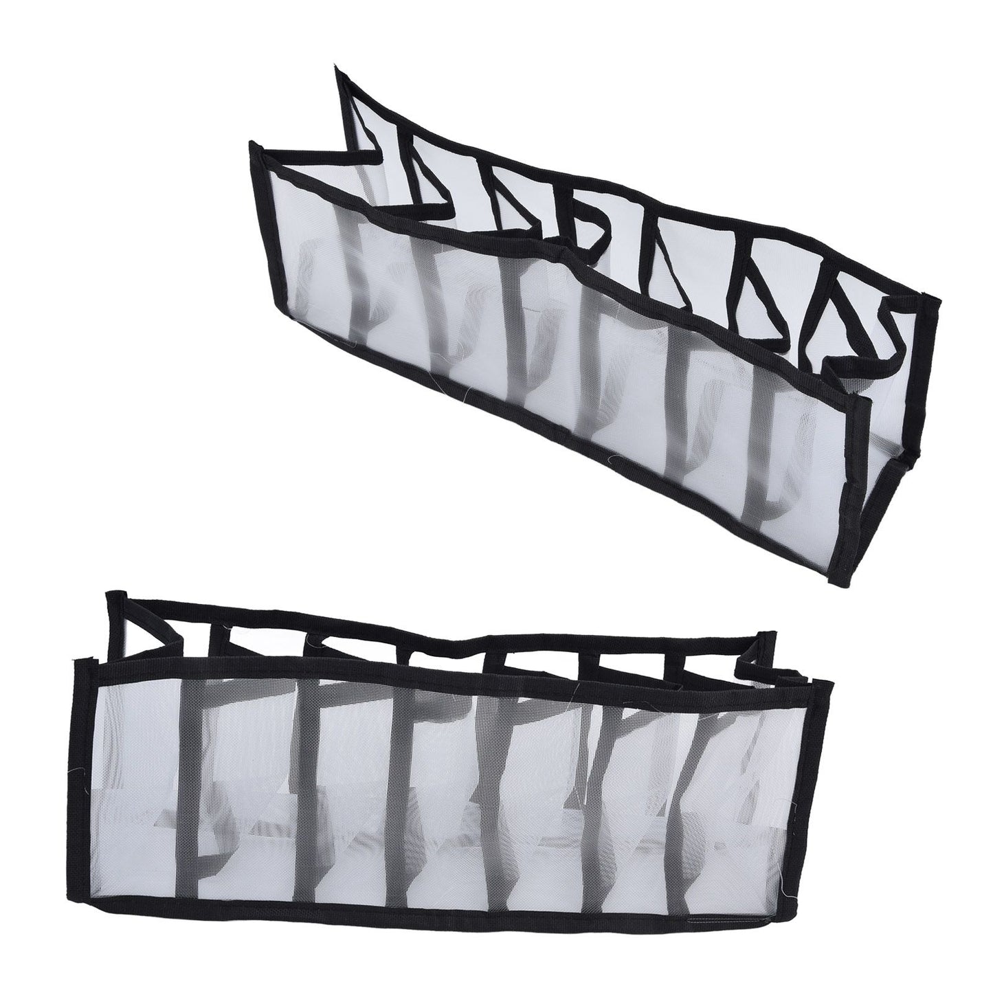 Mesh Bras Storage Box Multi Purpose Foldable Drawer Divider for Underwear Panties Socks7 Cells