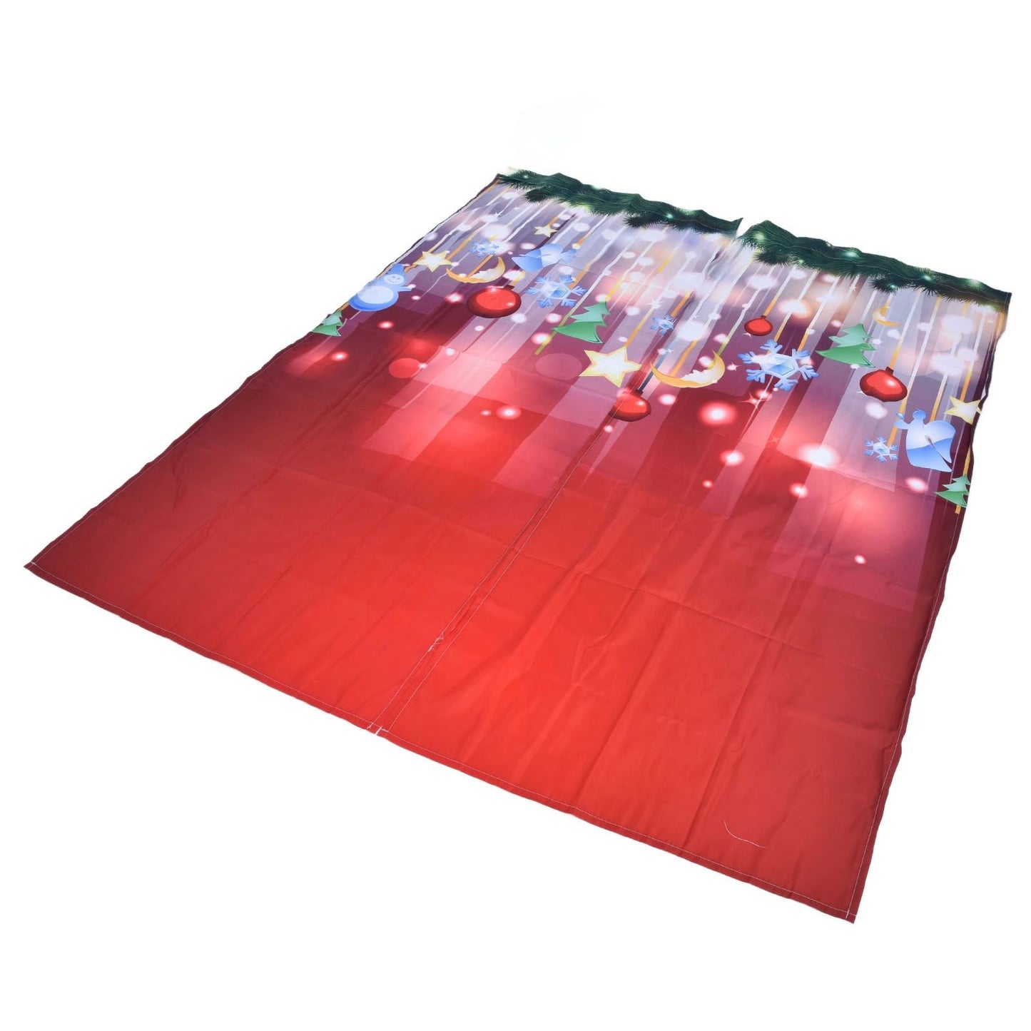 3D Digital Printing Christmas Curtain Individuality Creativity Blackout Curtain for Christmas Decoration170x 200cm