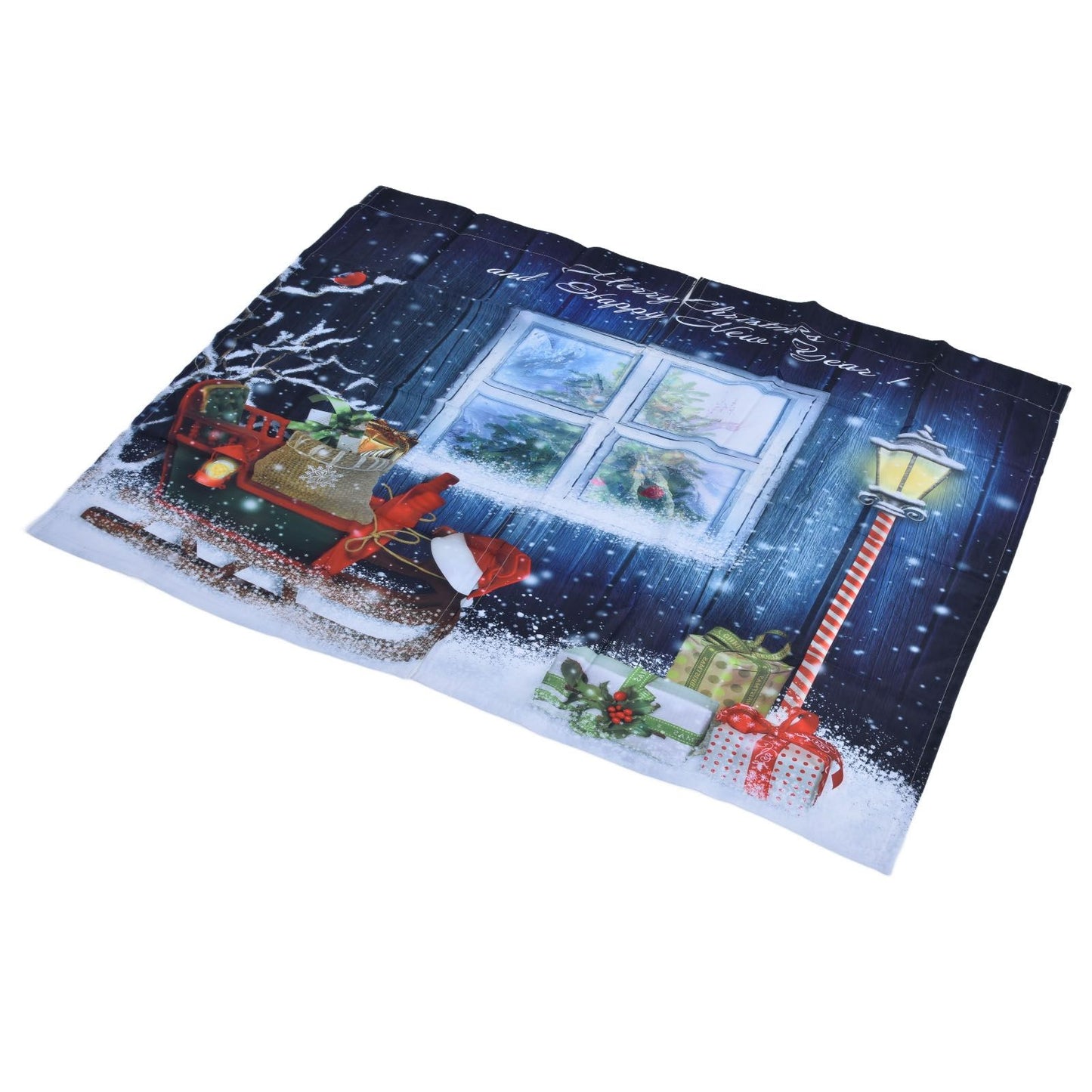 Christmas Style Curtain Personalized 3D Digital Printing Blackout Curtains Waterproof Cloth Shower Curtains170x200cm