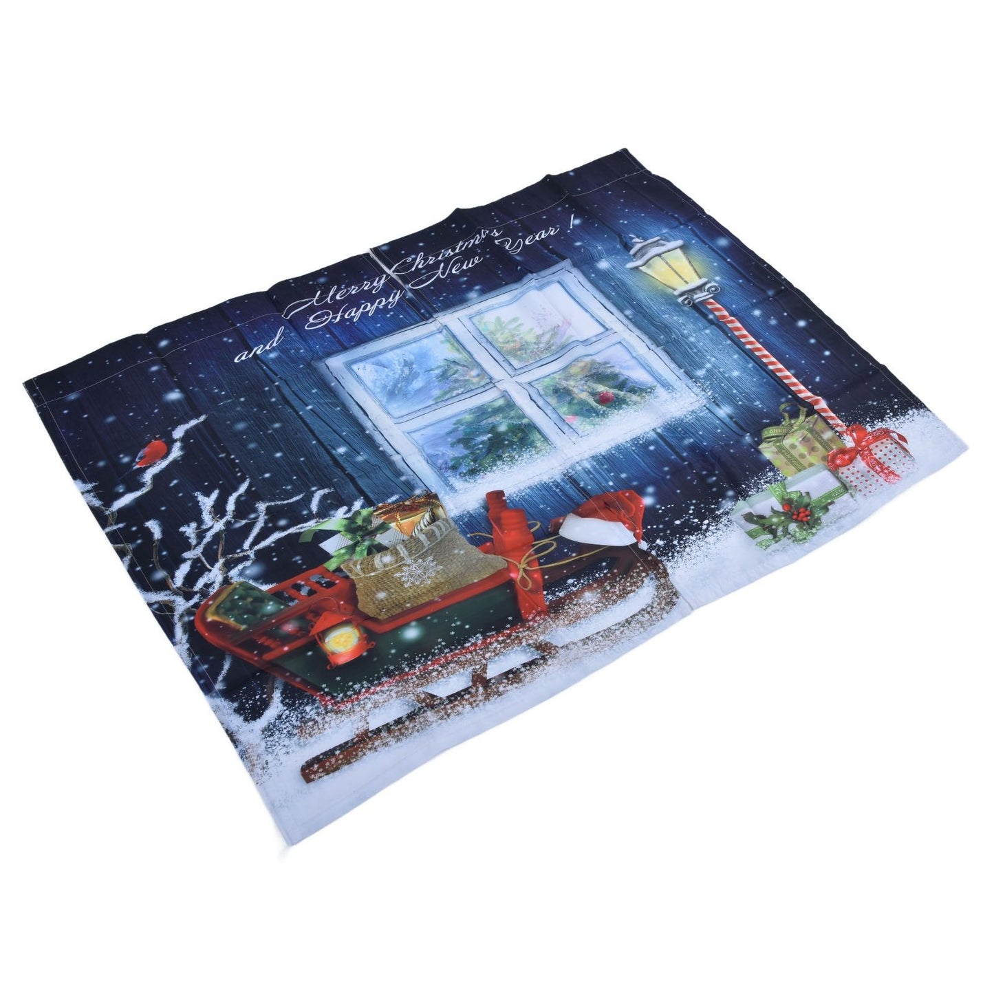 Christmas Style Curtain Personalized 3D Digital Printing Blackout Curtains Waterproof Cloth Shower Curtains170x200cm