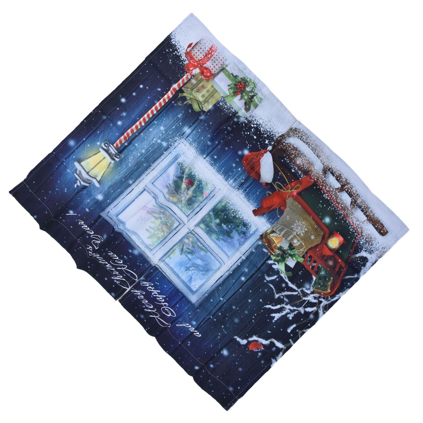Christmas Style Curtain Personalized 3D Digital Printing Blackout Curtains Waterproof Cloth Shower Curtains170x200cm
