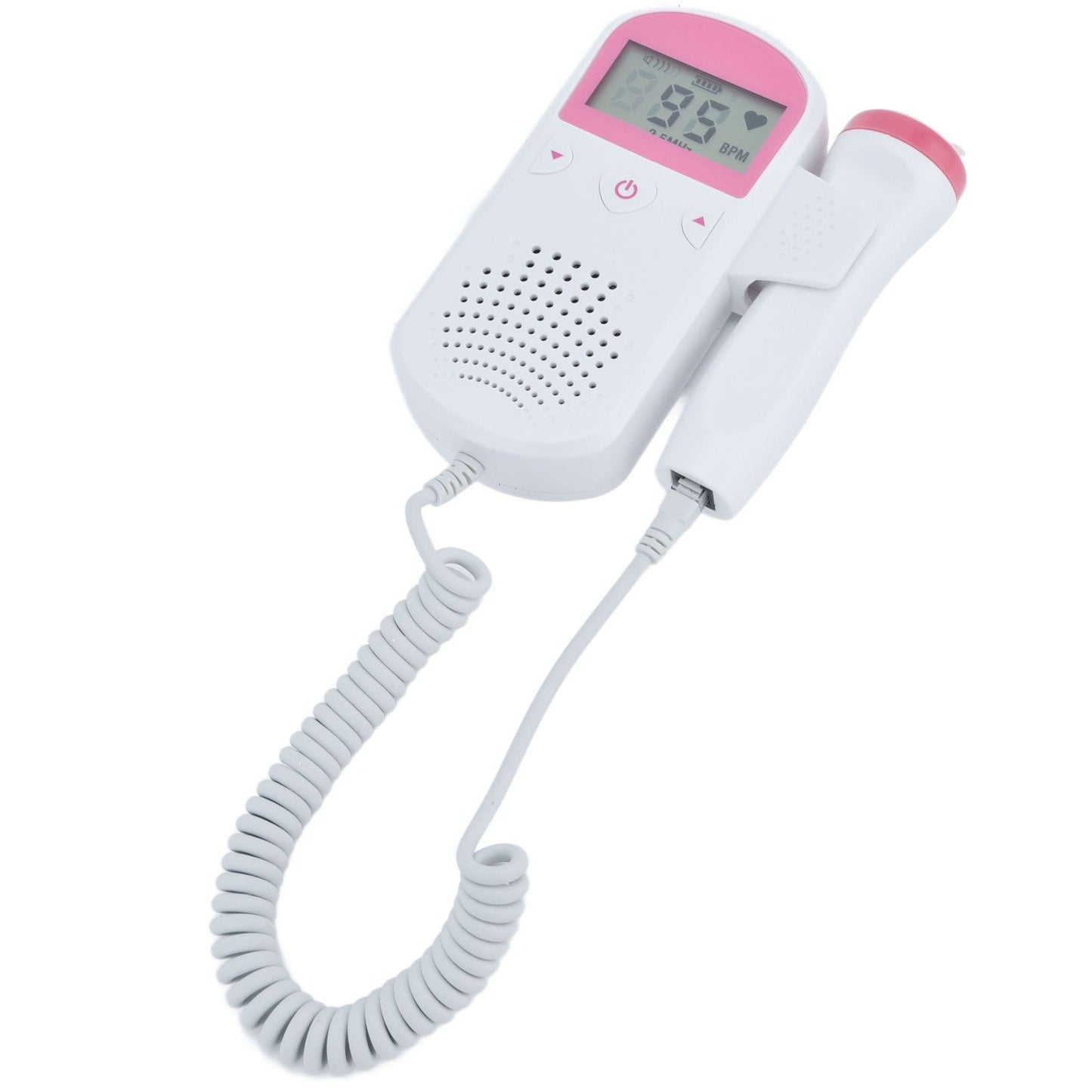 Fetal Doppler Heart Rata Monitor Portable Pregnancy Baby Heart Rate Monitor with LCD Display for Home