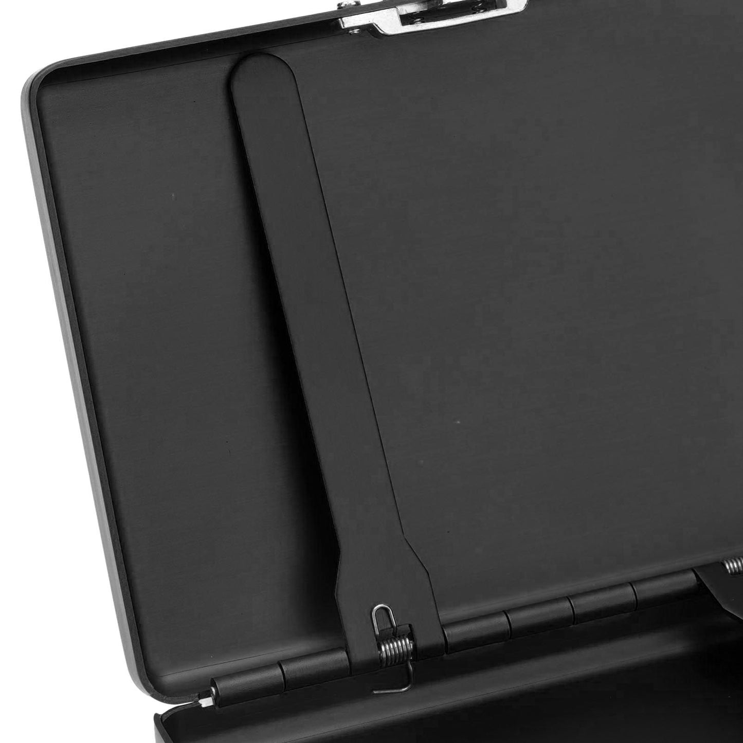 Cigarette Case Aluminium Alloy High Durability Fashion Glossy Exquisite Texture Cigarette Holder for Travel OutdoorBlack