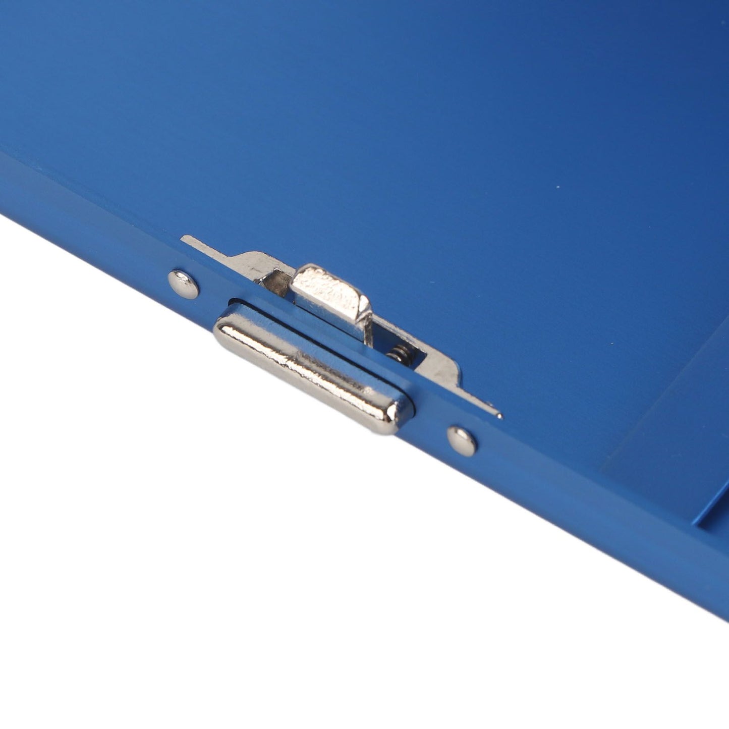 Cigarette Case Aluminium Alloy High Durability Fashion Glossy Exquisite Texture Cigarette Holder for Travel OutdoorBlue