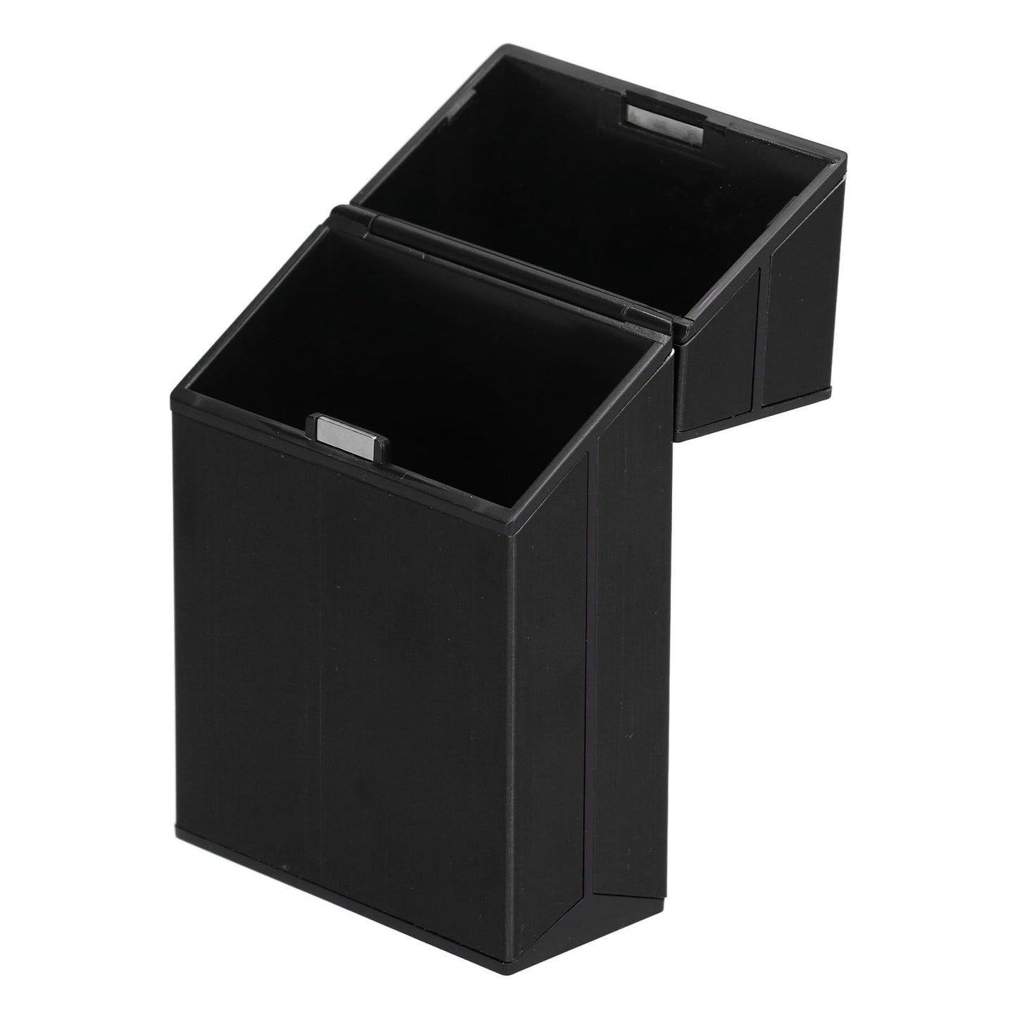 Cigarette Case Aluminium Alloy Fashionable Glossy Exquisite Texture Cigarette HolderBlack