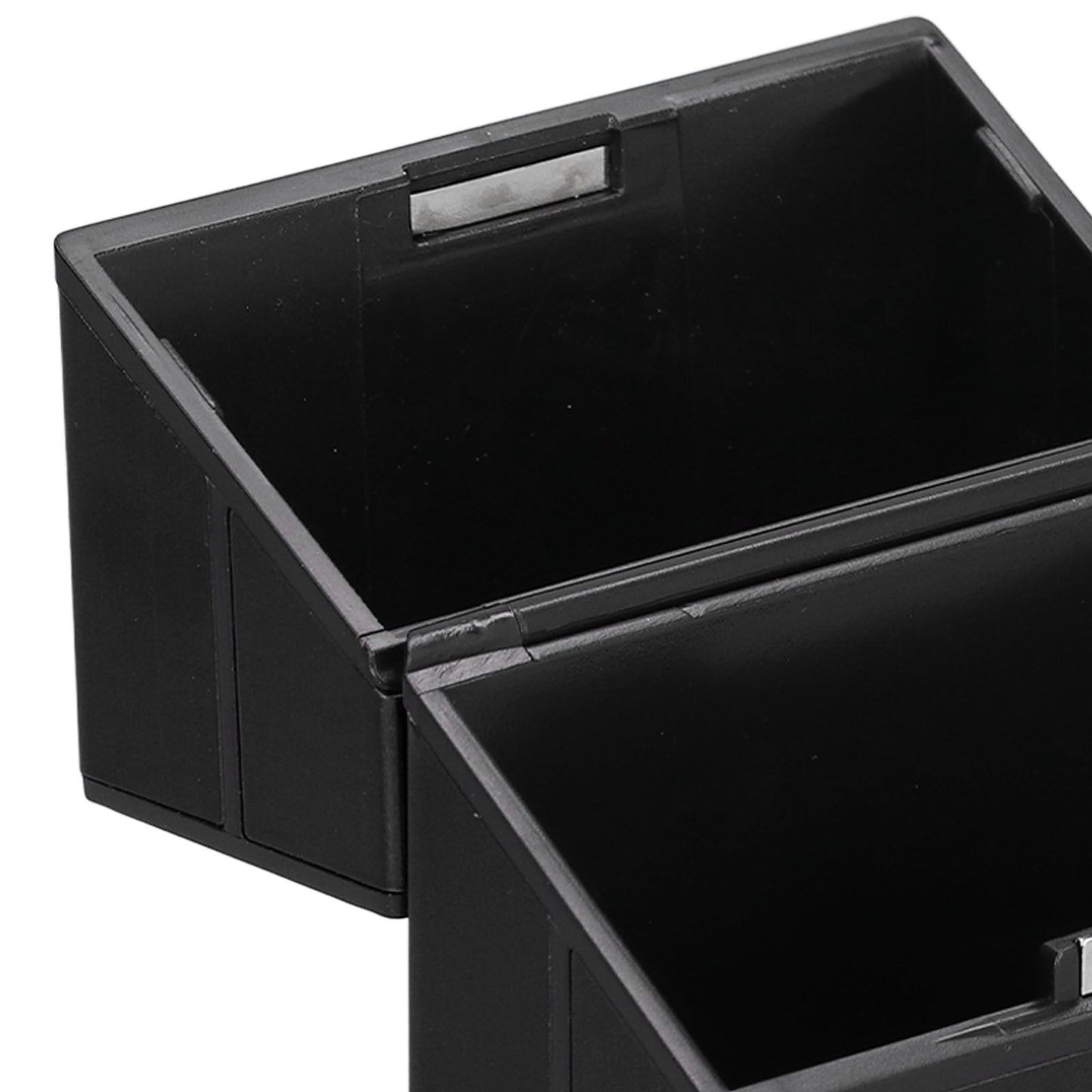 Cigarette Case Aluminium Alloy Fashionable Glossy Exquisite Texture Cigarette HolderBlack
