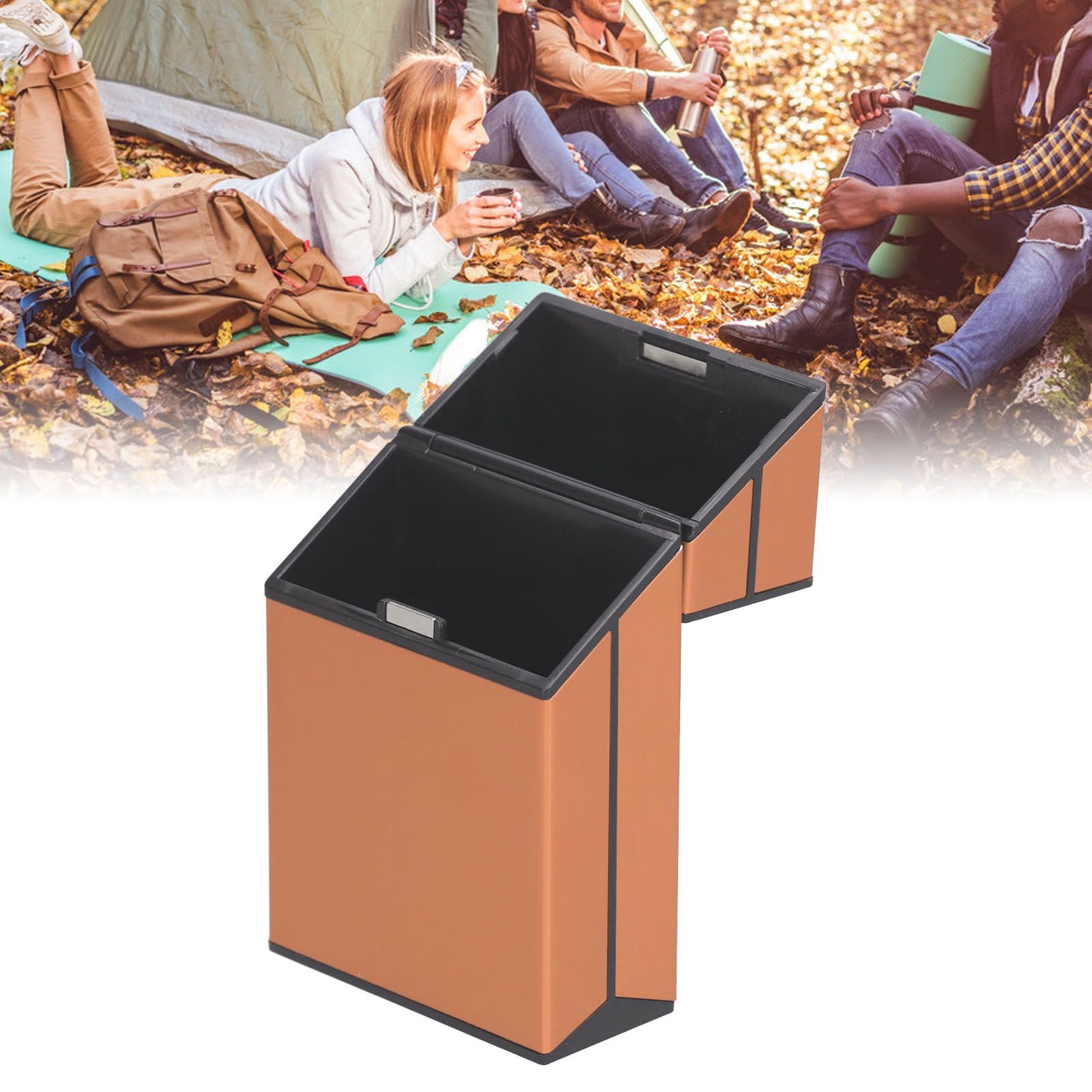 Cigarette Case Aluminium Alloy Fashionable Glossy Exquisite Texture Cigarette HolderGold