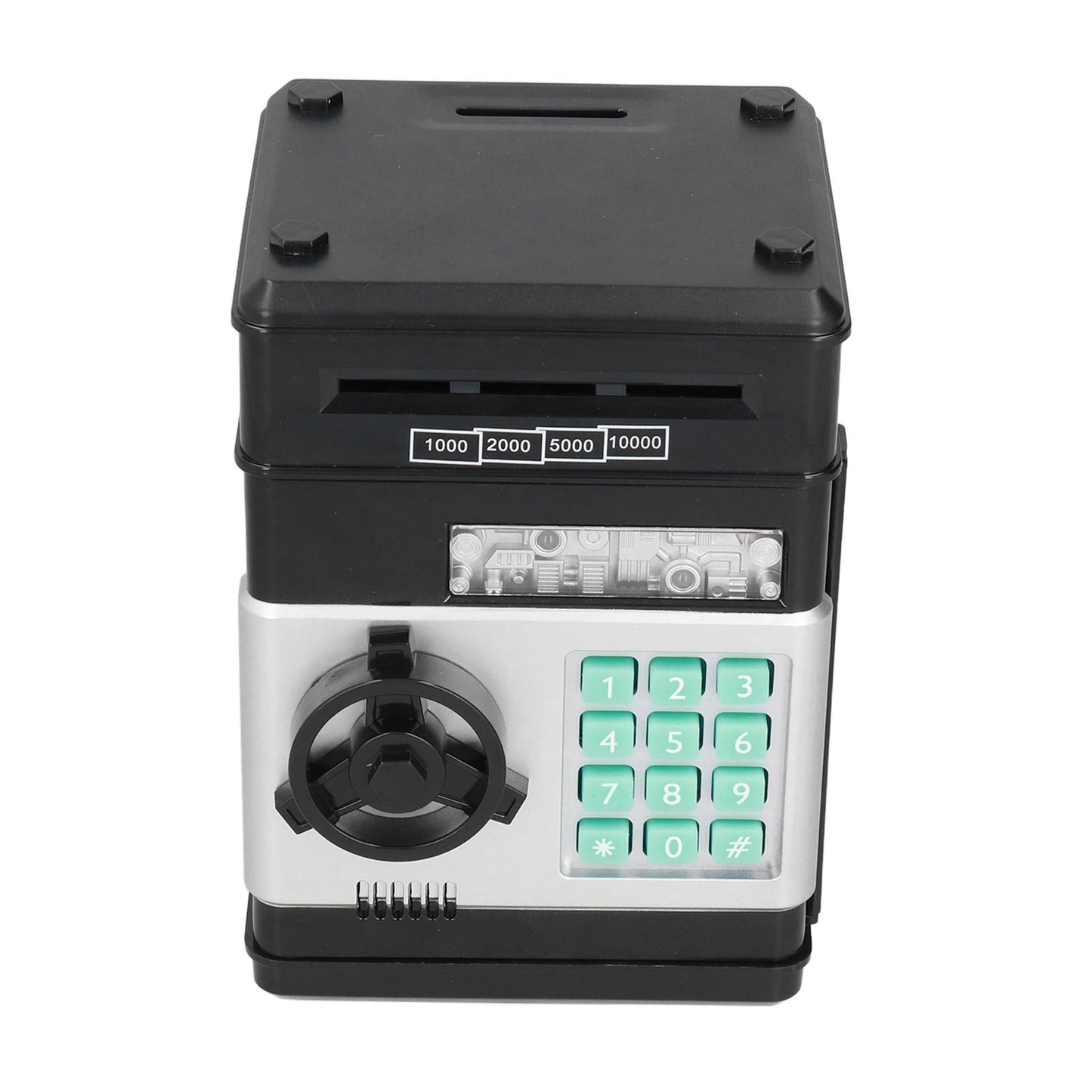 Electronic ATM Saving Box Cash Coins Save Banks Piggy Bank Can Auto Scroll Paper Money