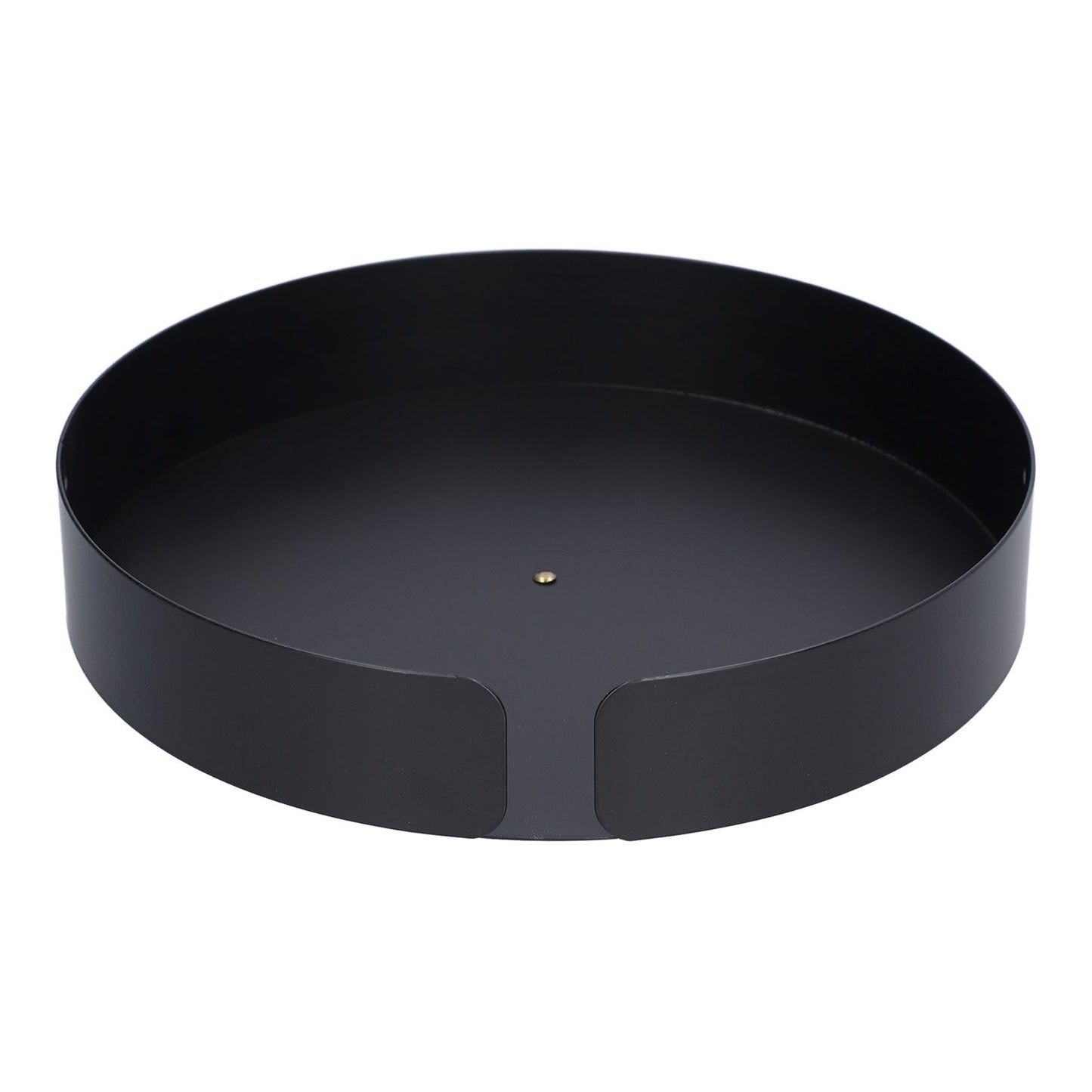 Turntable Organizer 360 ° Rotatable Safe Reliable Small Compact Stainless Steel Storage Rack for Cosmetics
