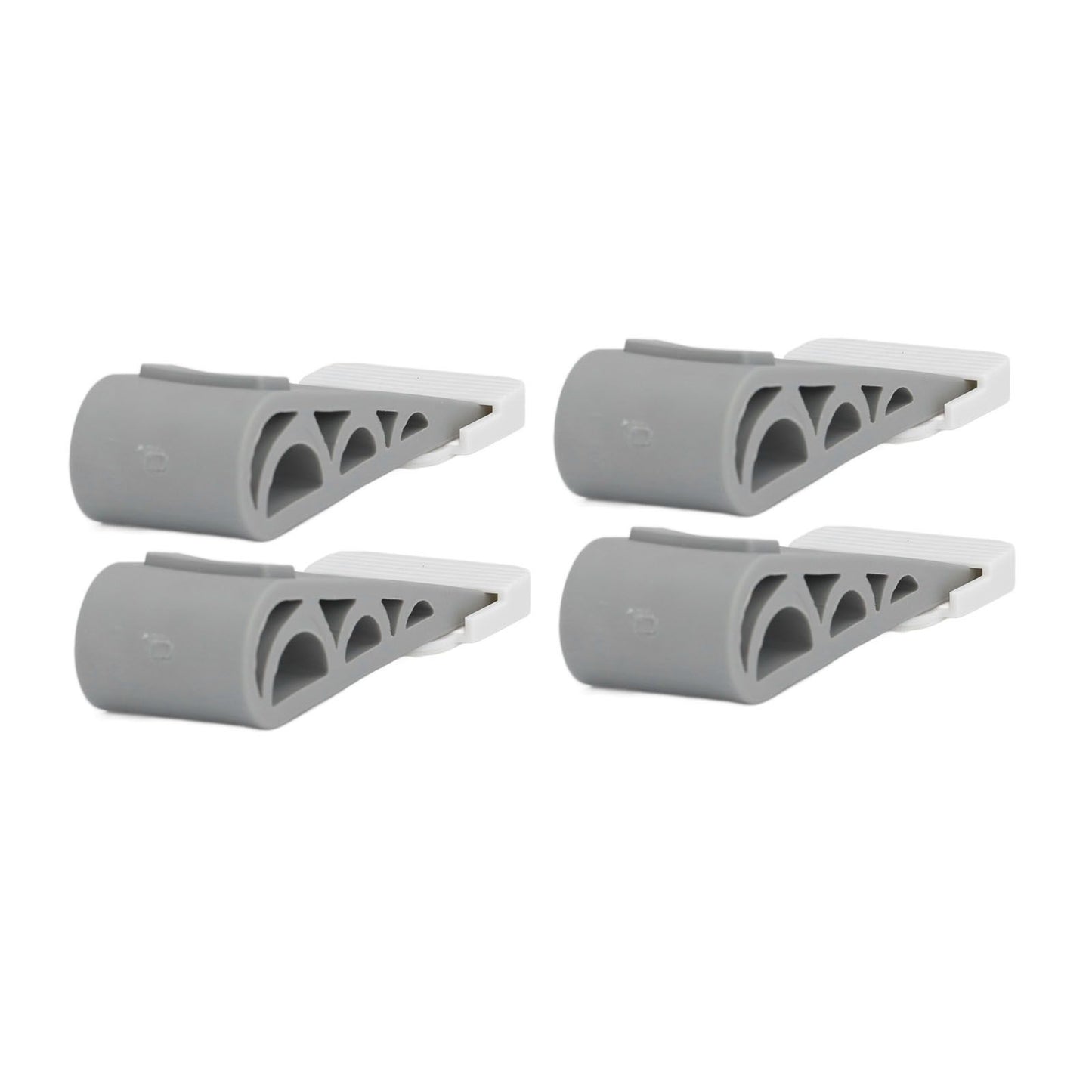 4PCS Stacked Door Stop Rubber Heavy Duty Door Bottom Stopper Door Wedge Stop for Home Office