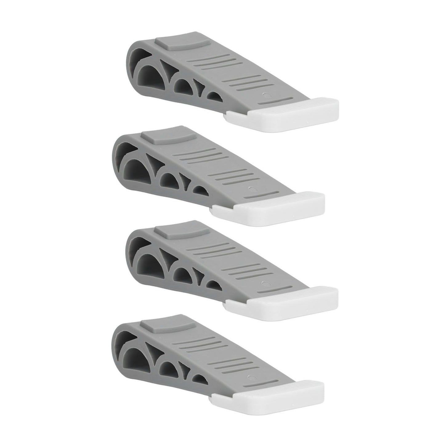 4PCS Stacked Door Stop Rubber Heavy Duty Door Bottom Stopper Door Wedge Stop for Home Office
