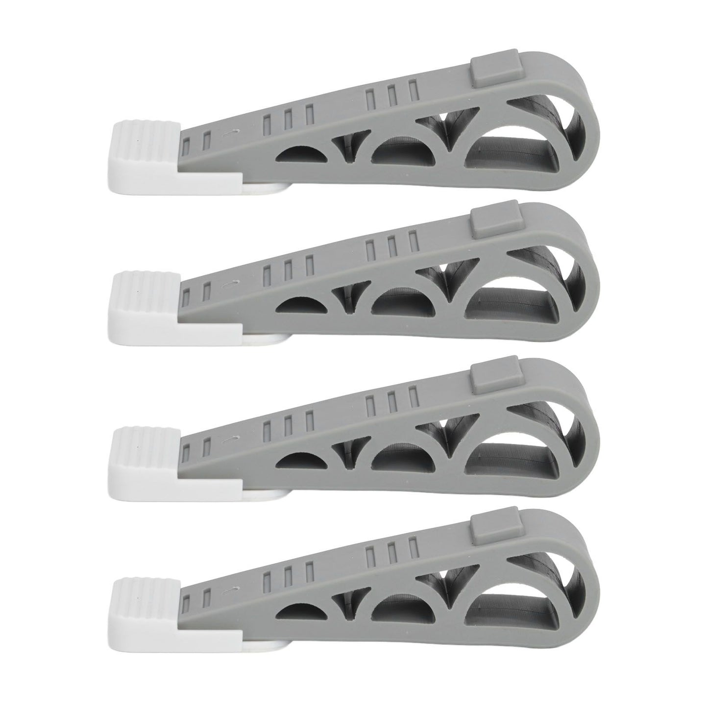 4PCS Stacked Door Stop Rubber Heavy Duty Door Bottom Stopper Door Wedge Stop for Home Office