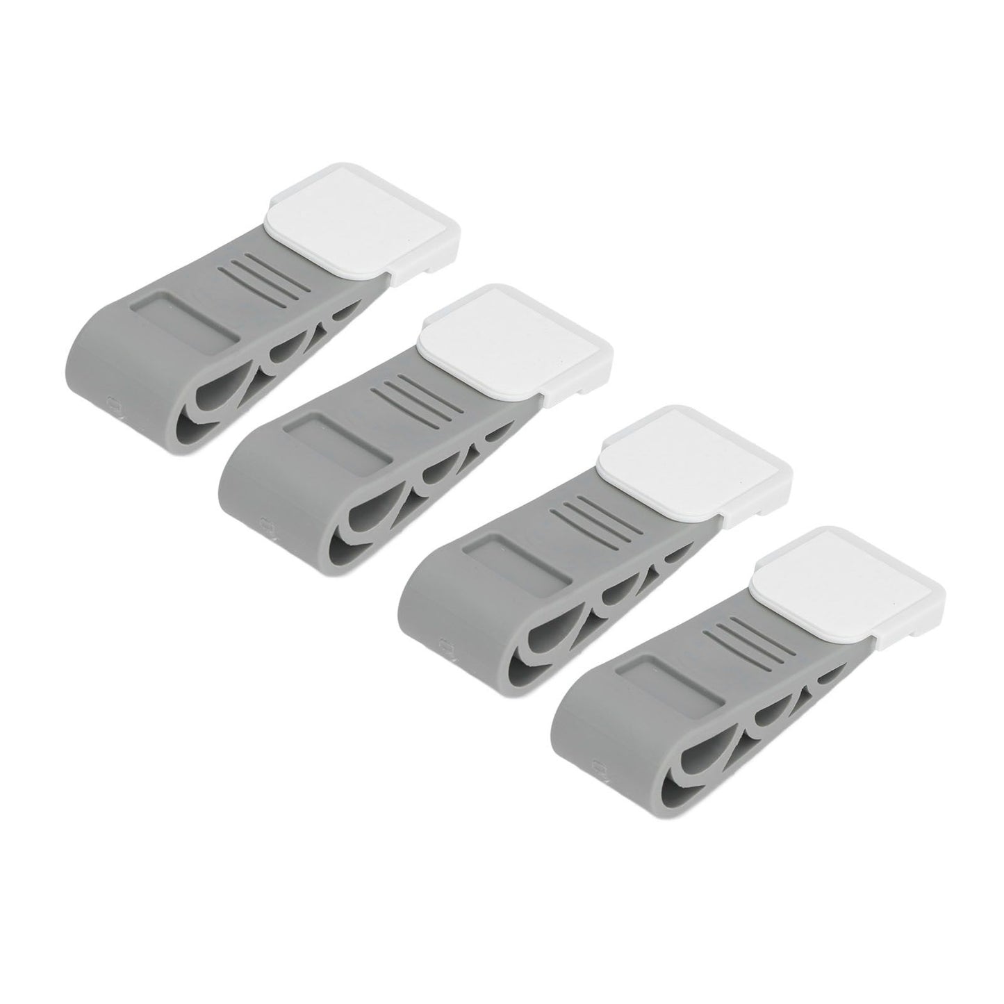 4PCS Stacked Door Stop Rubber Heavy Duty Door Bottom Stopper Door Wedge Stop for Home Office