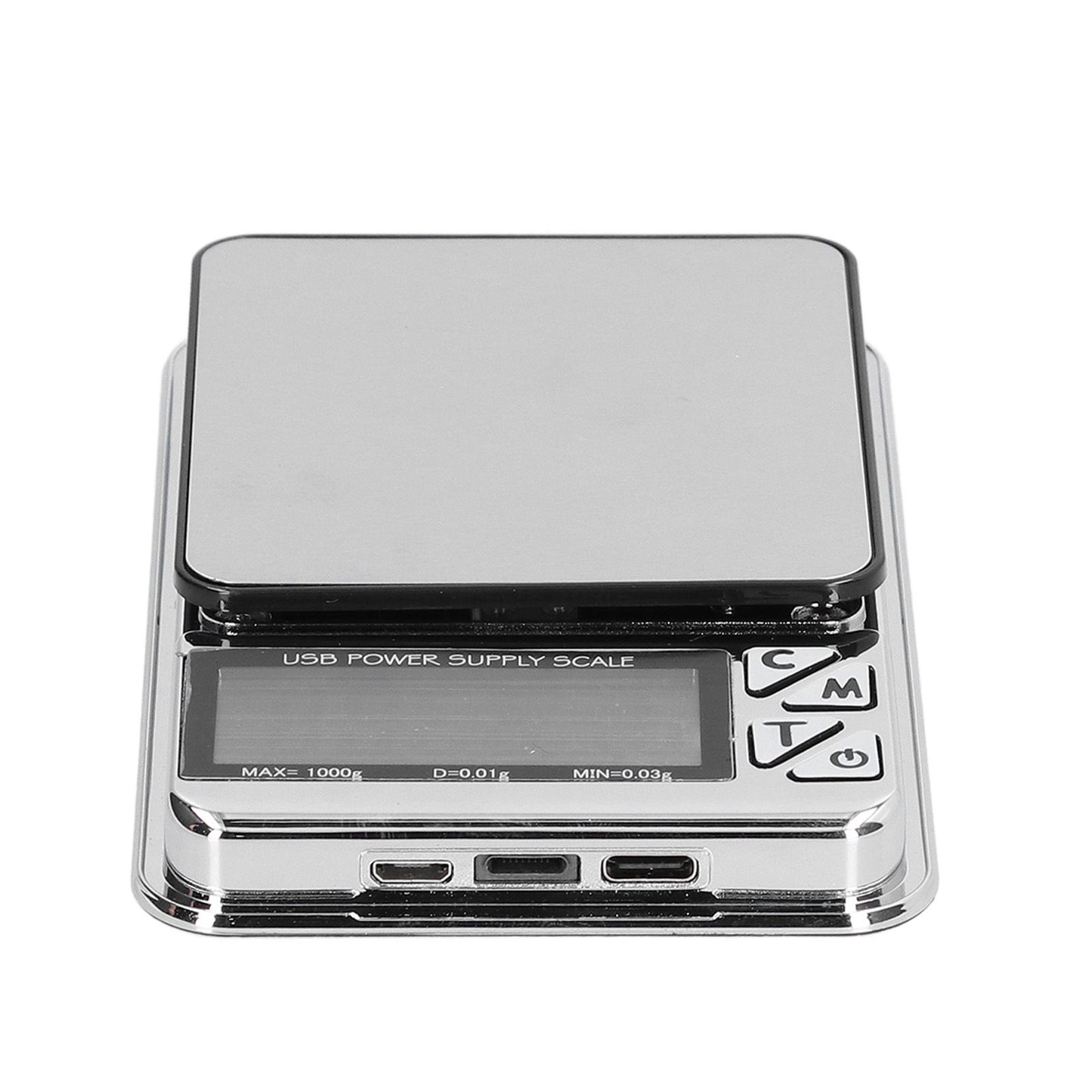 Jewelry Scale Accurate Data USB Charging Stable Reading High Sensitivity LCD Digital Electronic Scale for Gold Necklace
