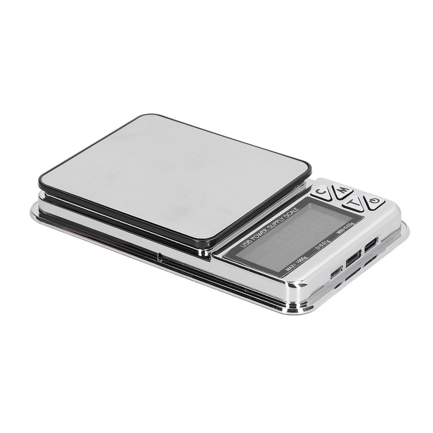 Jewelry Scale Accurate Data USB Charging Stable Reading High Sensitivity LCD Digital Electronic Scale for Gold Necklace