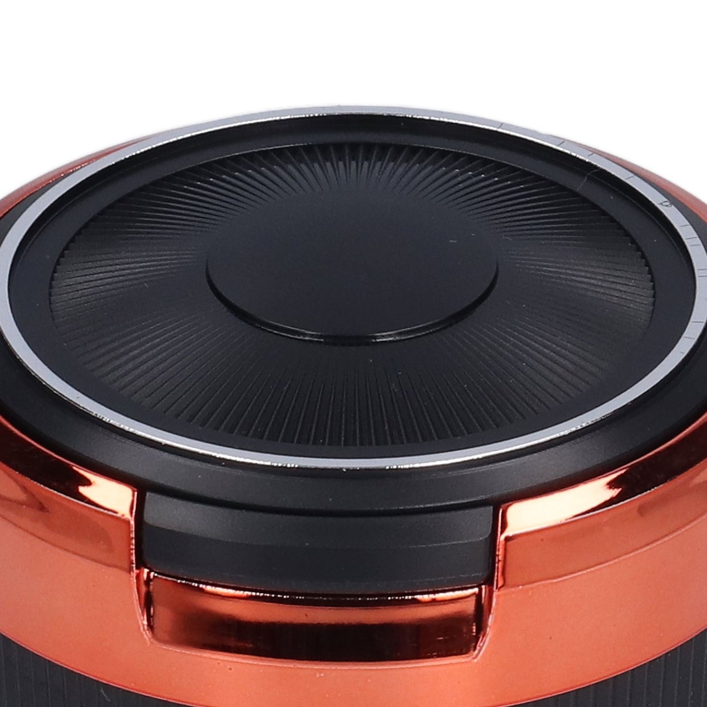3W Luminous Car Ashtray with LED Light Lid Fireproof Smokeless Cigarette Ashtray for Home OfficeOrange