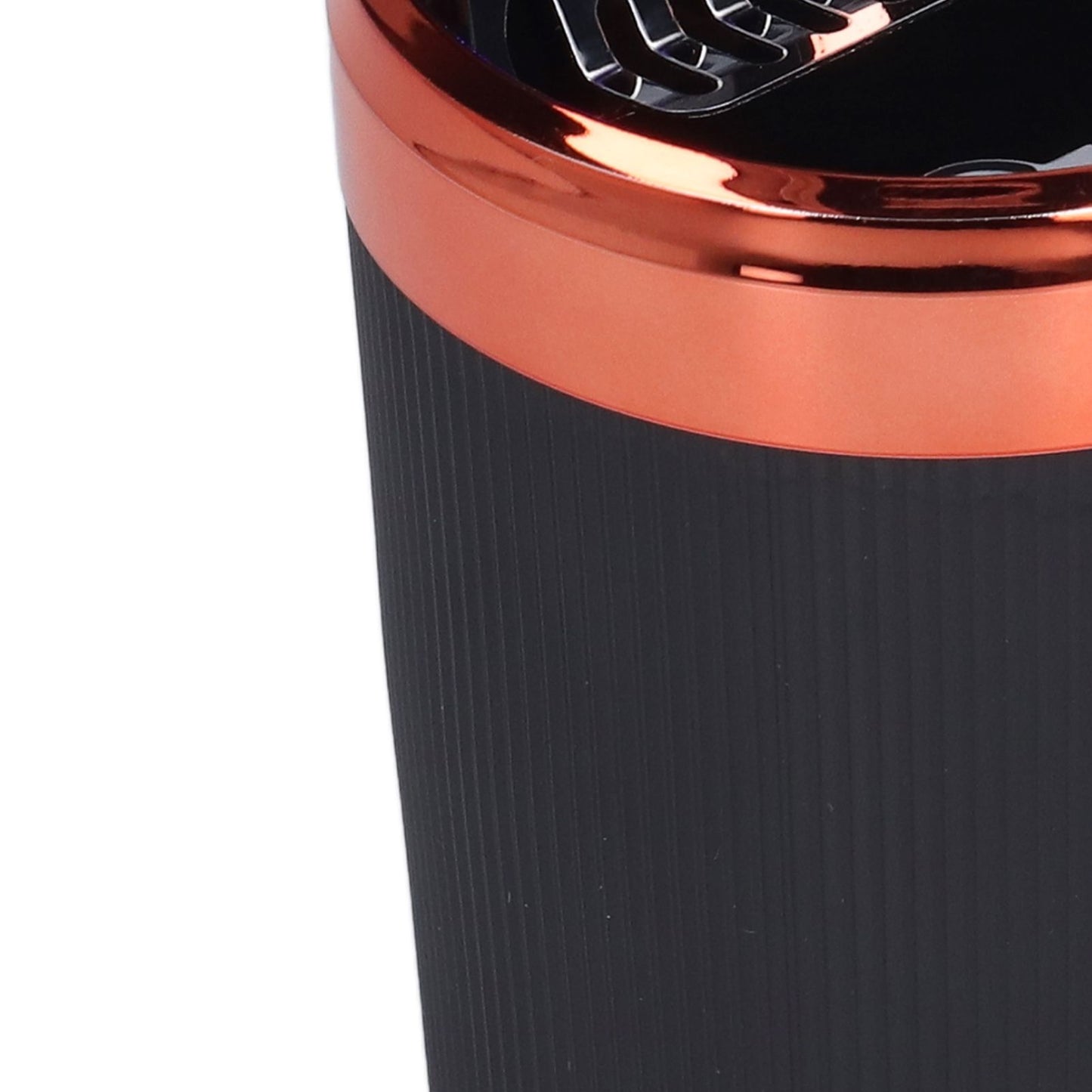 3W Luminous Car Ashtray with LED Light Lid Fireproof Smokeless Cigarette Ashtray for Home OfficeOrange