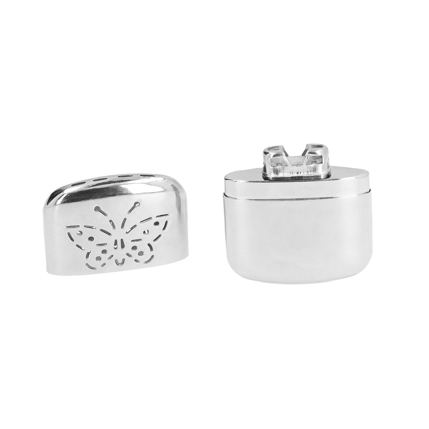 Mini Hand Warmer with Fuel Can Portable Zinc Alloy Winter Hand Heater for Outdoor Travel Camping