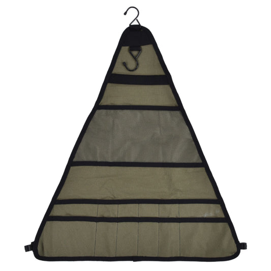 Outdoor Tableware Storage Bag Foldable Oxford Flatware Organizer Hanging Bag for Barbecue Picnic