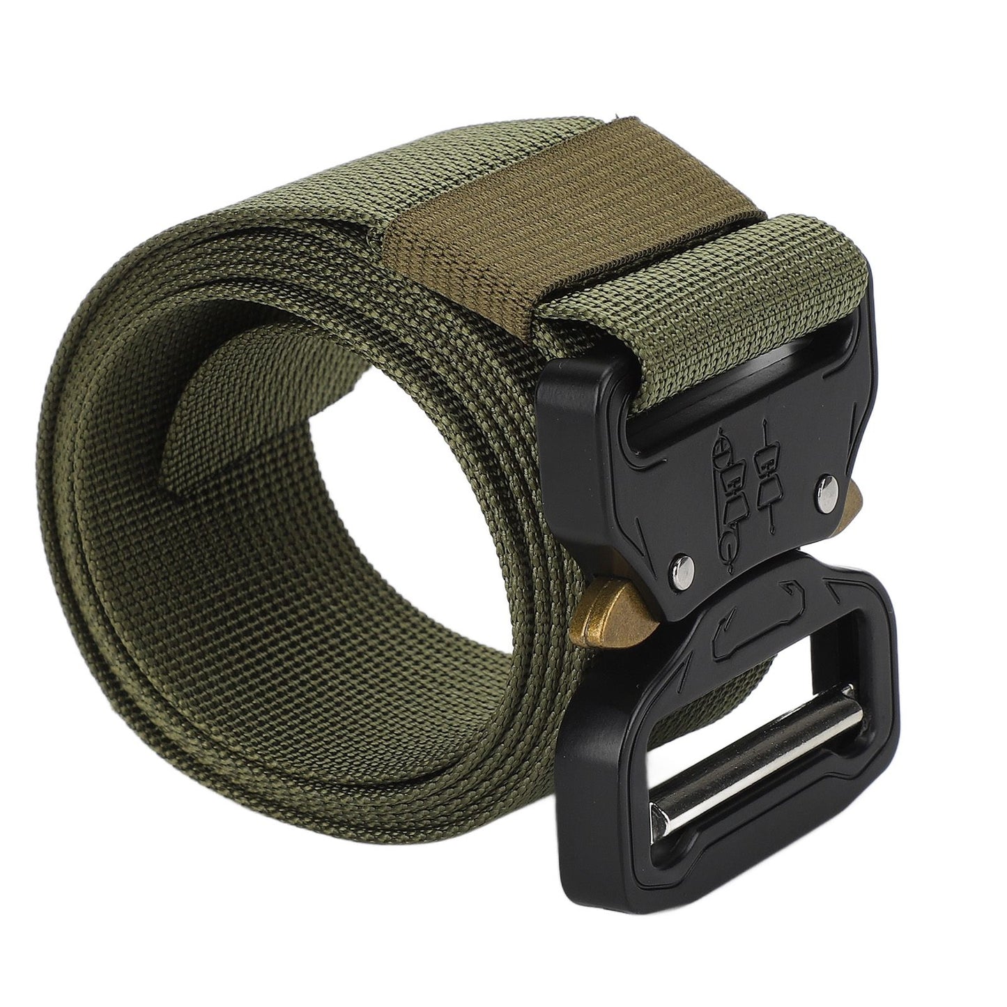 Waist Belt Quick Release Simple Stylish Durable Waterproof Sweatproof Multipurpose Outdoor Tactics BeltGreen