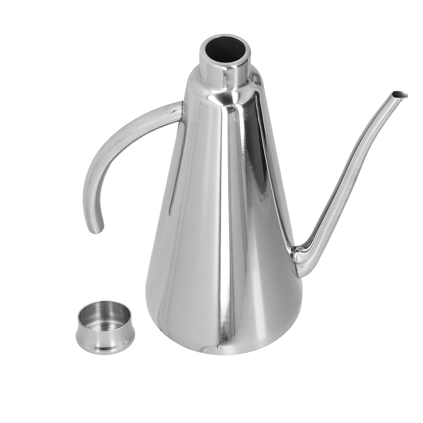 Stainless Steel Oil Can Leakproof Easy to Use and Clean Household Oil and Vinegar Pot