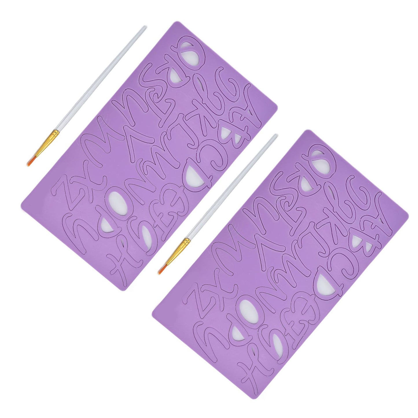 Letter Fondant Silicone Mold Alphabet A‑Z Silicone Fondant Mould for Birthday Anniversary Cake Decorating Candy Making
