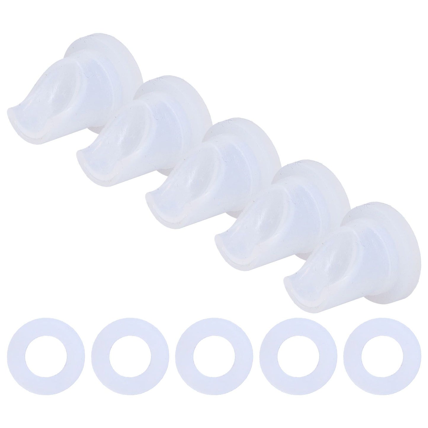 D Coupler Gas Check Valve Beer Line Washer Gasket No Leakage Odorless Beer Keg Coupler Accessories for Sankey Coupler