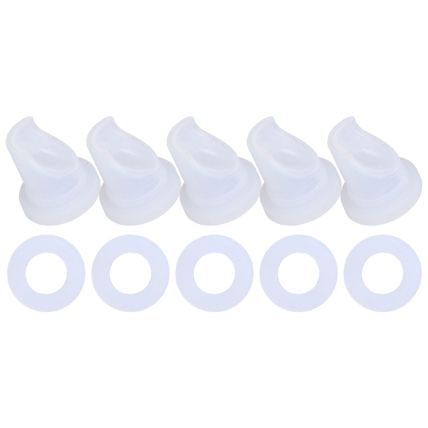 D Coupler Gas Check Valve Beer Line Washer Gasket No Leakage Odorless Beer Keg Coupler Accessories for Sankey Coupler